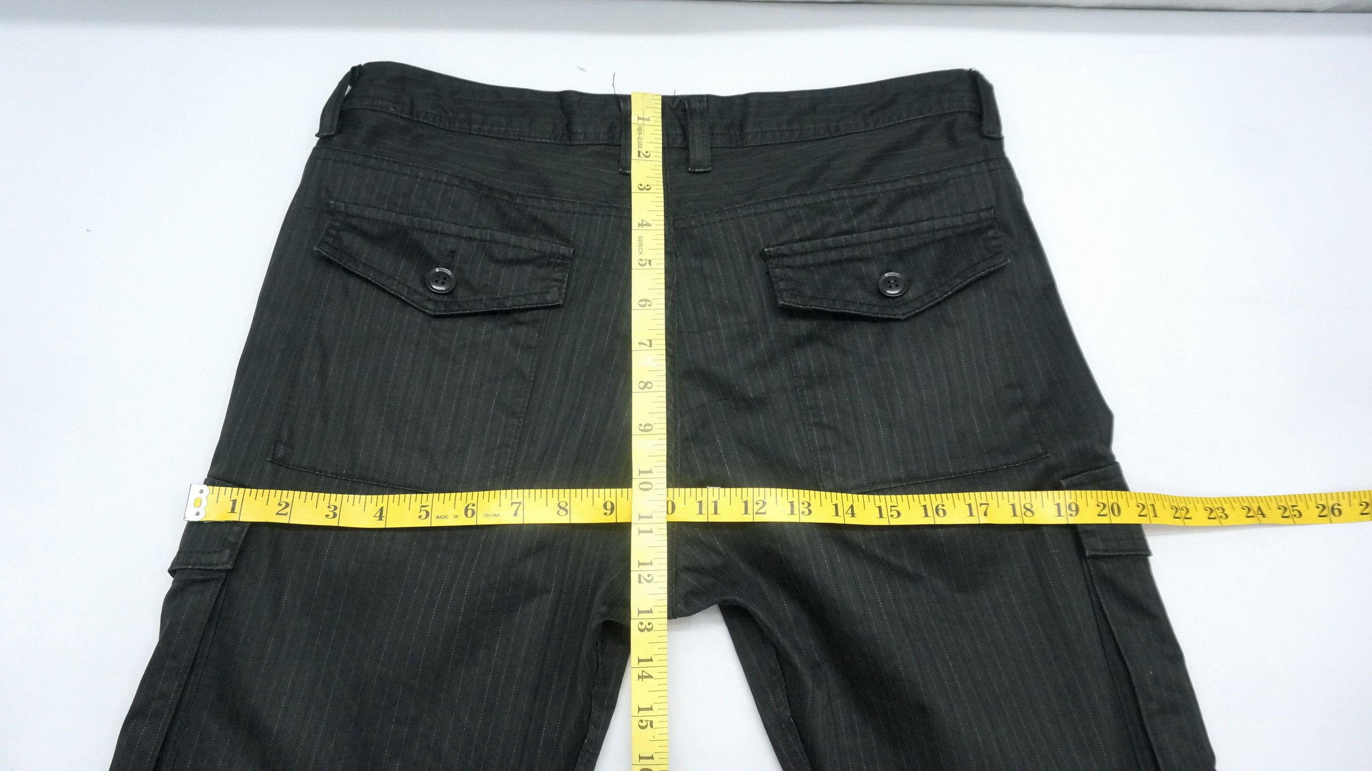 Japanese Brand 🔥Designer🔥 MENS BIGI Japan Lowrise Flared Cargo pants Size US 31 - 16 Thumbnail