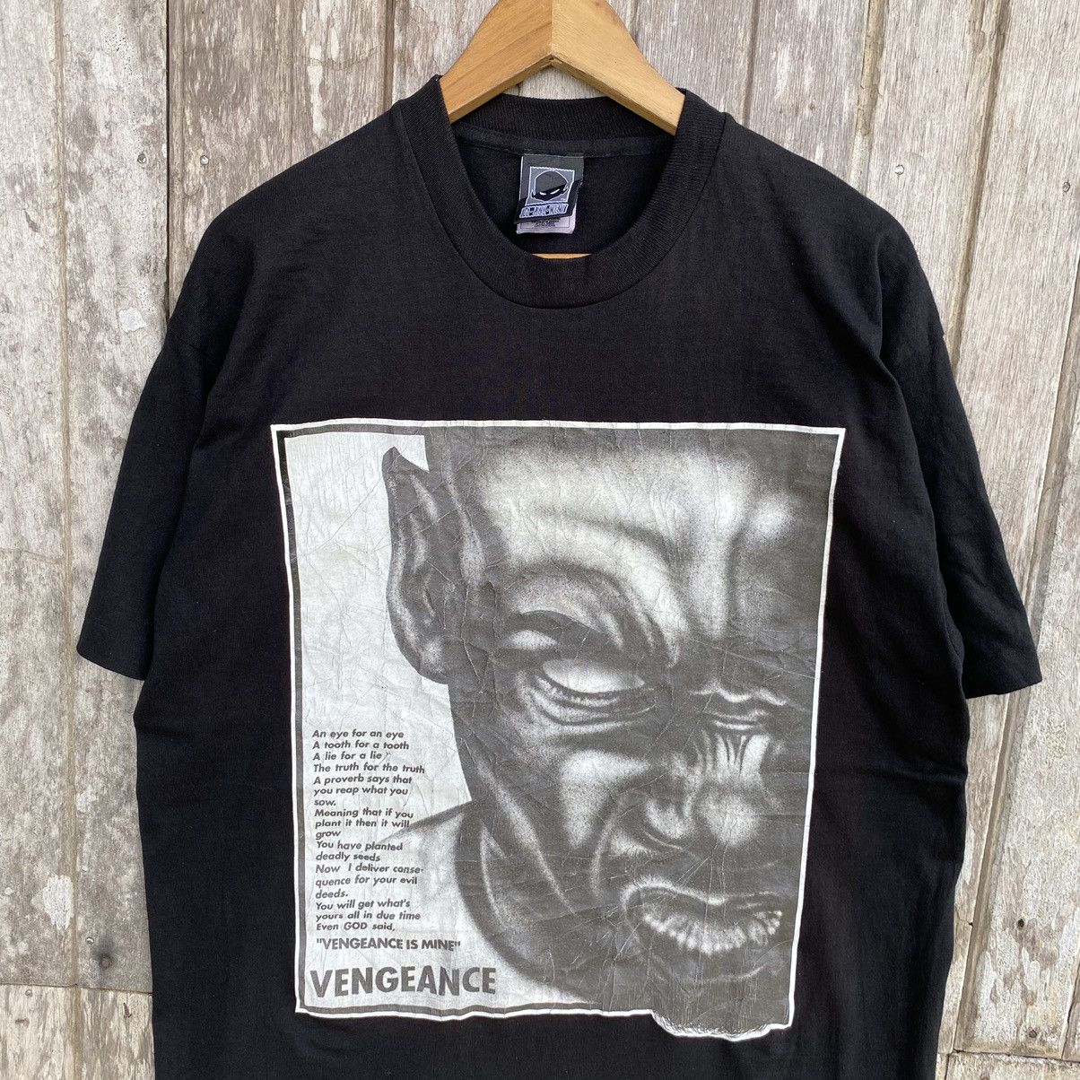 Vintage 💥SICK💥Vintage 90s Da Link Went ERD GRUNGE GRAIL OG TEE Size US XL / EU 56 / 4 - 3 Thumbnail