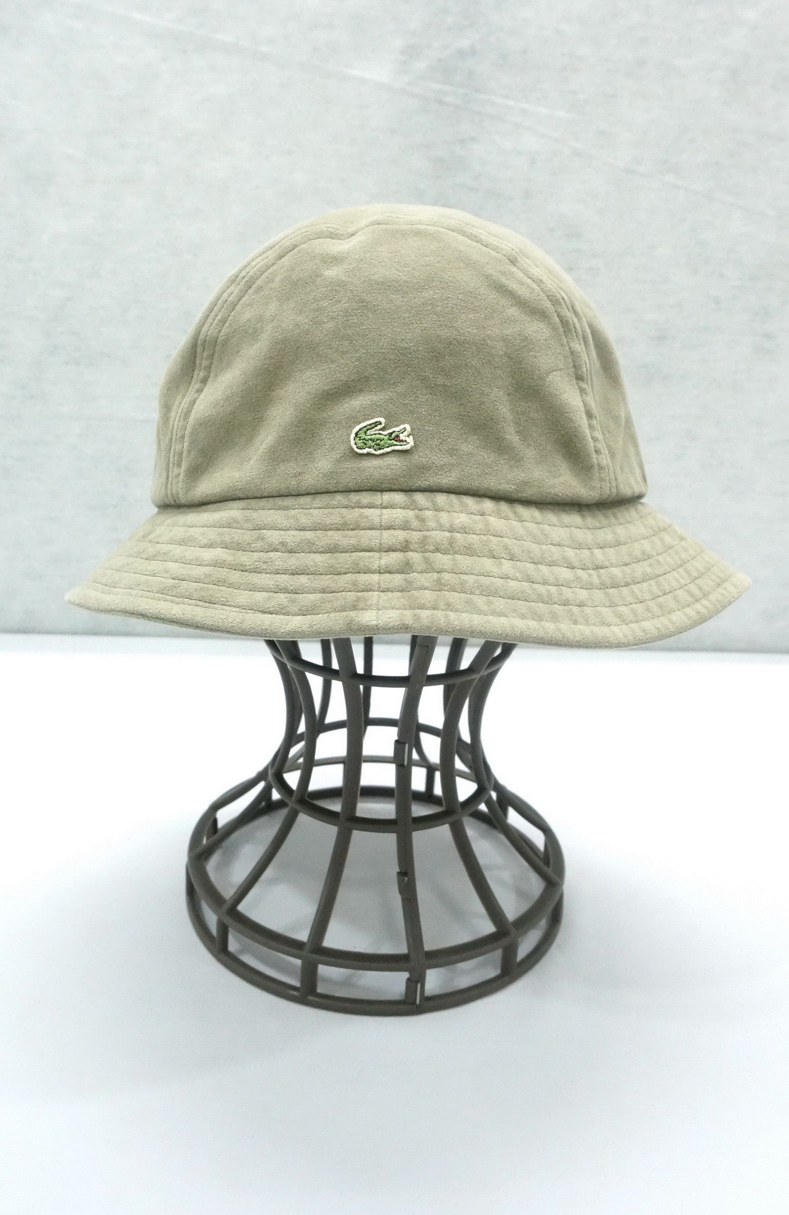 Lacoste Vintage LACOSTE 🔥 Velvet Cotton Bucket Hat Size ONE SIZE - 3 Thumbnail