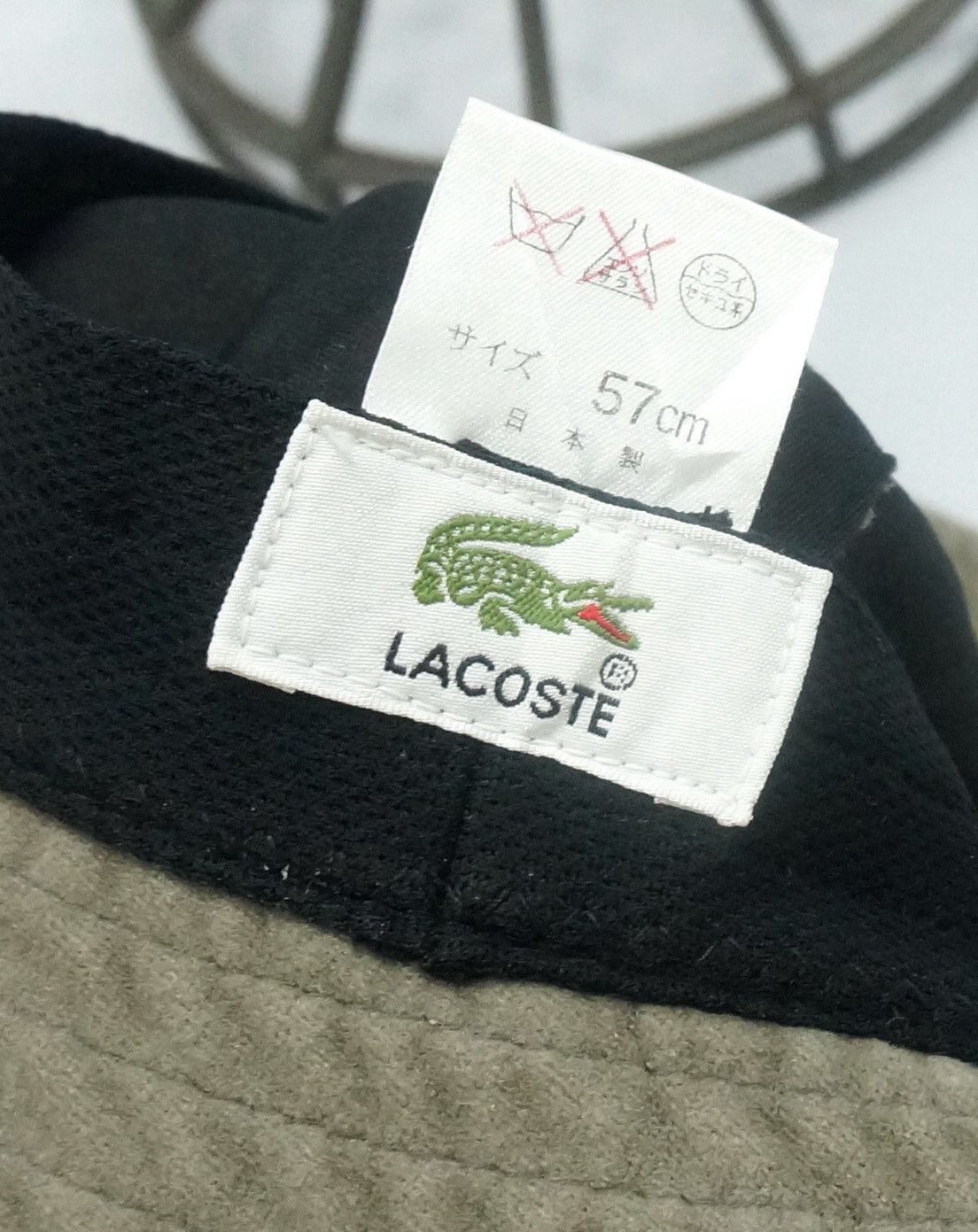 Lacoste Vintage LACOSTE 🔥 Velvet Cotton Bucket Hat Size ONE SIZE - 10 Thumbnail