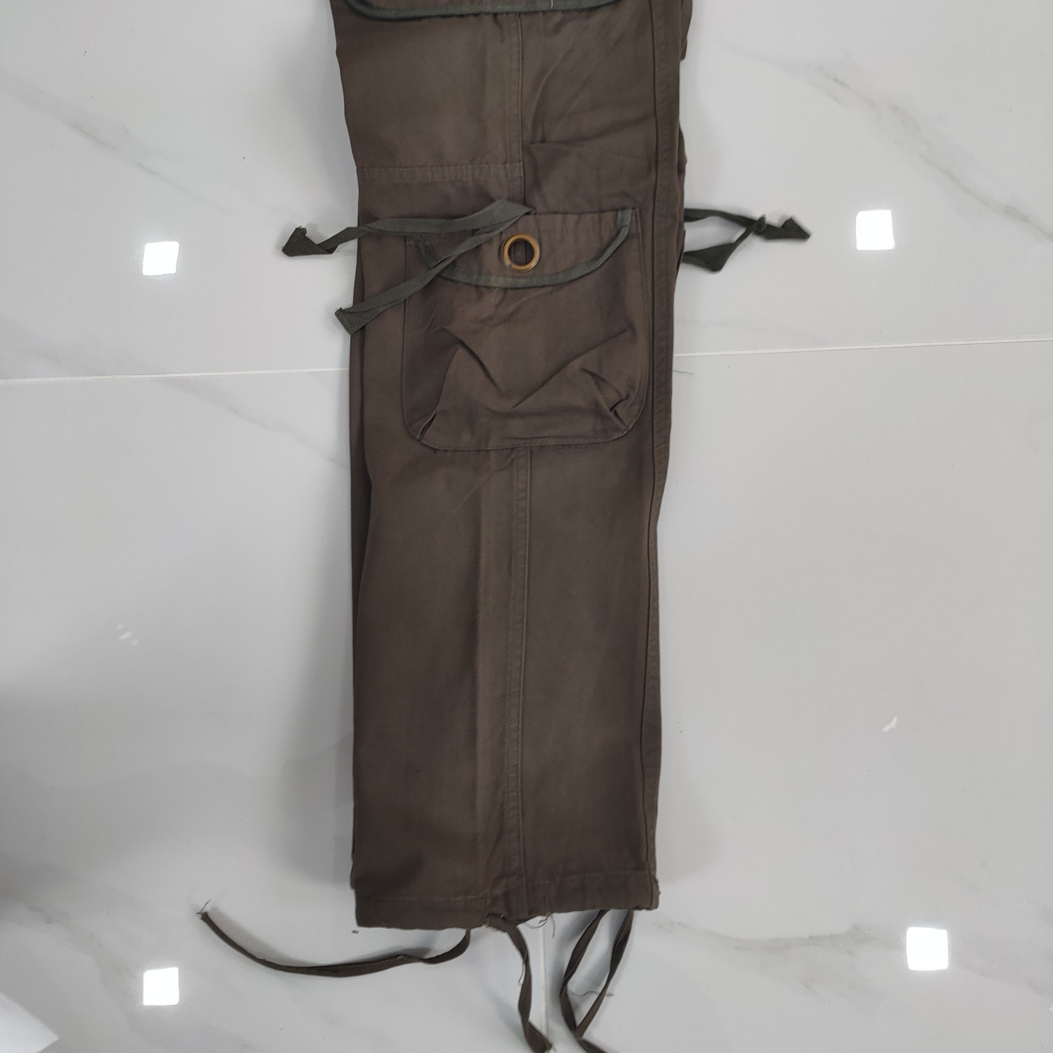 Japanese Brand VINTAGE AS BROWN BONDAGE CARGO PANTS Size US 30 / EU 46 - 16 Thumbnail