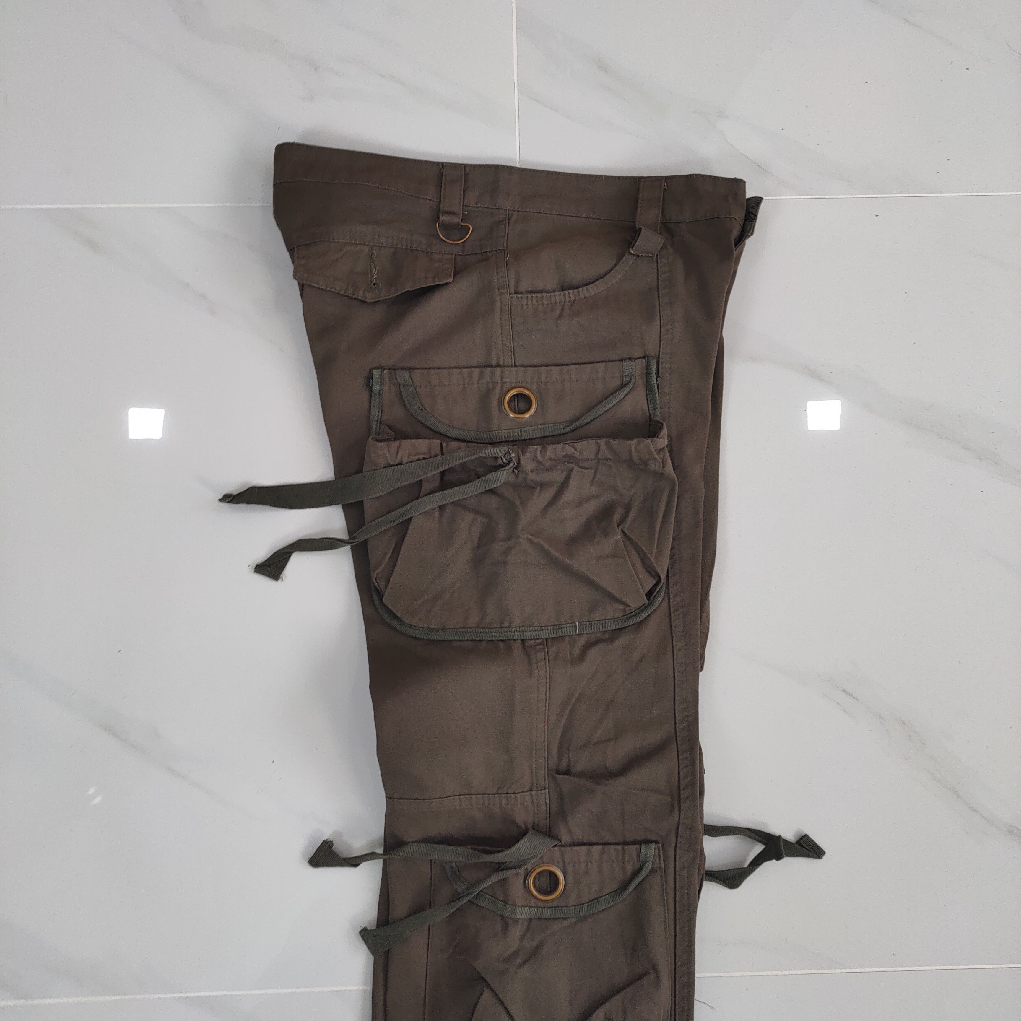 Japanese Brand VINTAGE AS BROWN BONDAGE CARGO PANTS Size US 30 / EU 46 - 15 Thumbnail