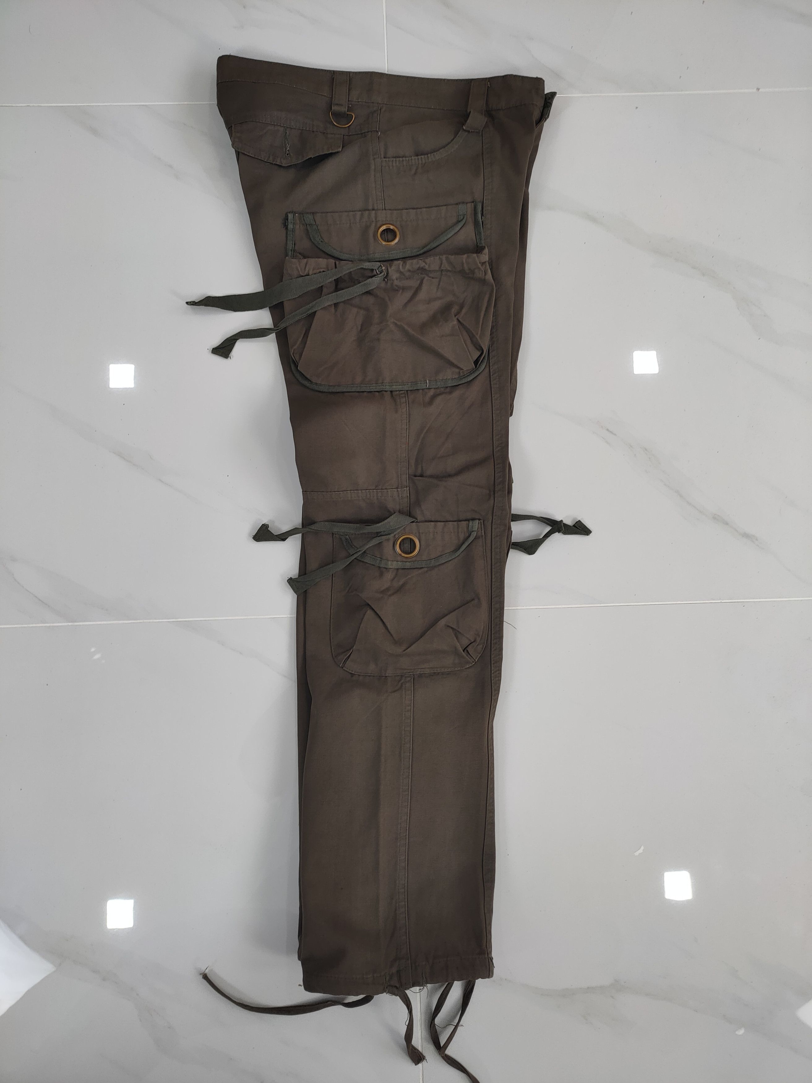 Japanese Brand VINTAGE AS BROWN BONDAGE CARGO PANTS Size US 30 / EU 46 - 14 Thumbnail