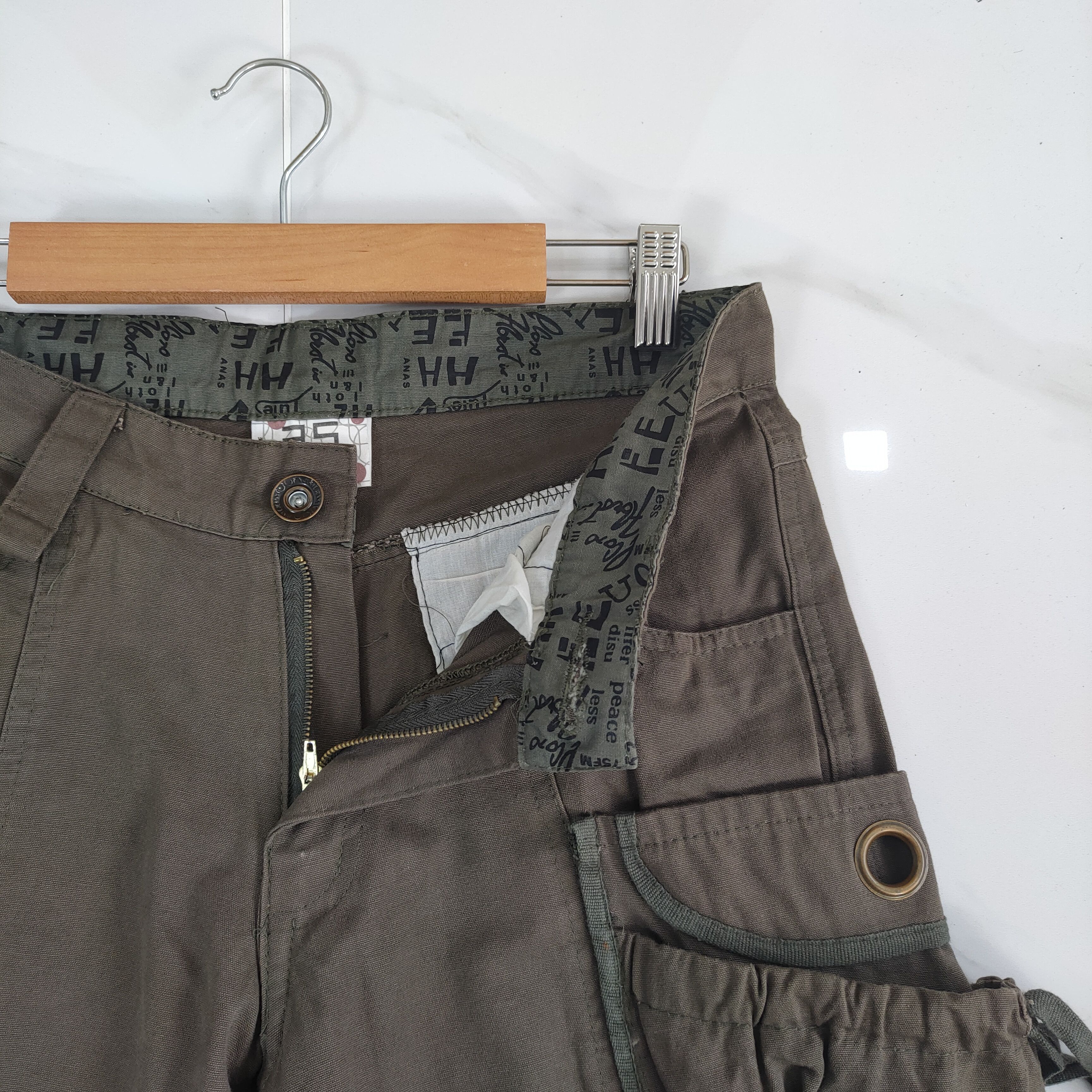 Japanese Brand VINTAGE AS BROWN BONDAGE CARGO PANTS Size US 30 / EU 46 - 12 Thumbnail