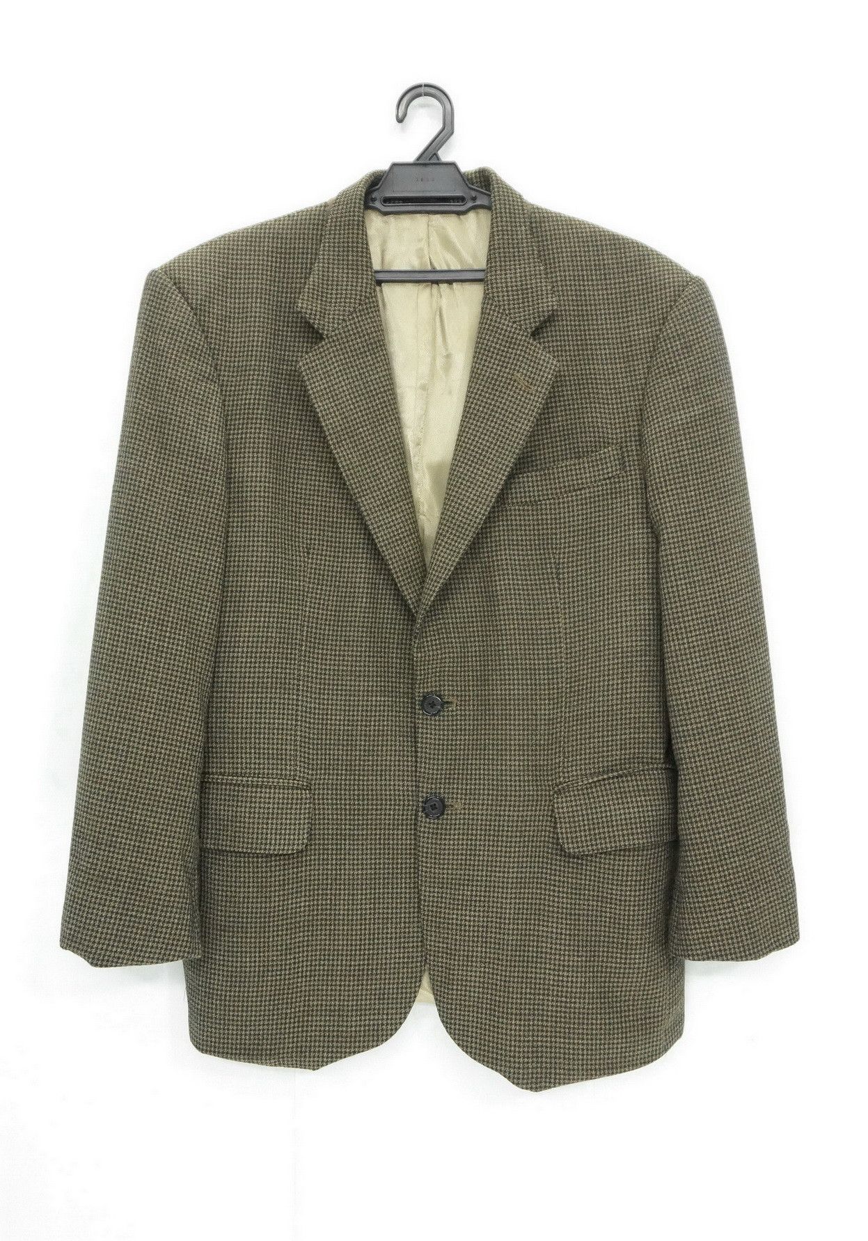 Fashion Victim OSCAR De La Renta Houndstooth Blazer Size 40S - 2 Thumbnail