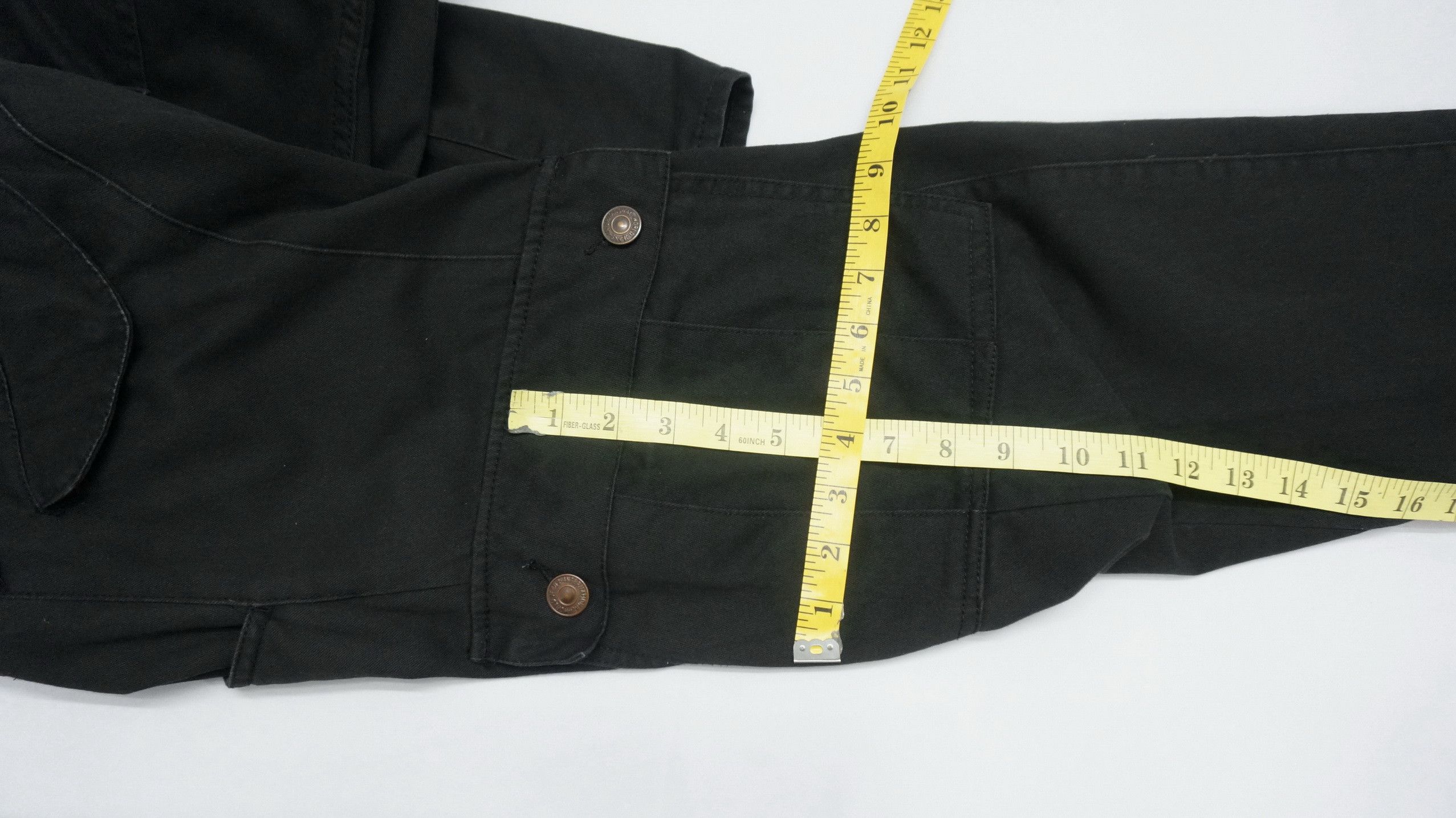 Japanese Brand DOMINATE Handcrafted Double Waist Damaged Worn Out Cargo Size US 31 - 18 Thumbnail