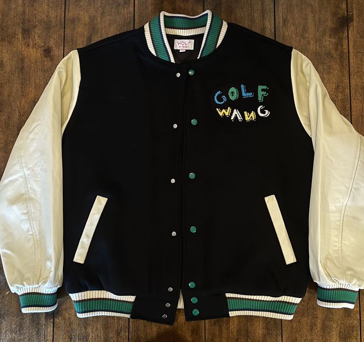 Golf Wang T LetterMan jacket golfwang varsity jacket Grailed