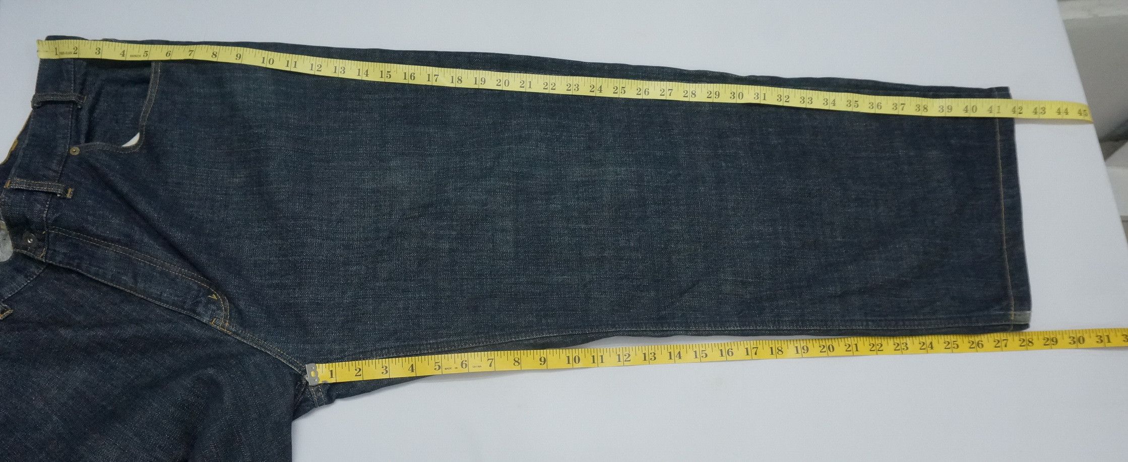 Japanese Brand 🔥 KARAKURI TAMASHII Fujin Raijin Rare Size Denim Size US 43 - 15 Thumbnail