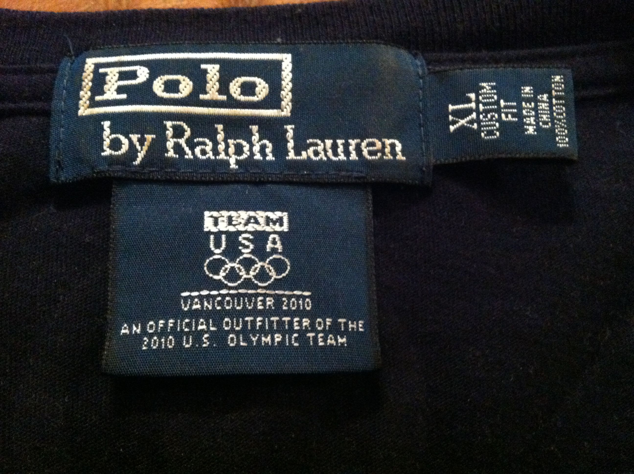 Polo Ralph Lauren POLO RALPH LAUREN MENS SHORT SLEEVE OLYMPIC T-SHIRT Size US XL / EU 56 / 4 - 9 Thumbnail