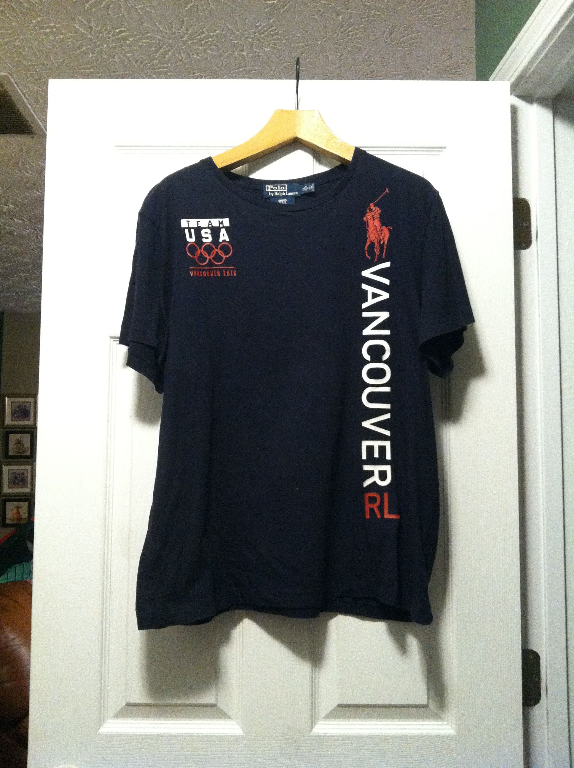POLO RALPH LAUREN MENS SHORT SLEEVE OLYMPIC T-SHIRT