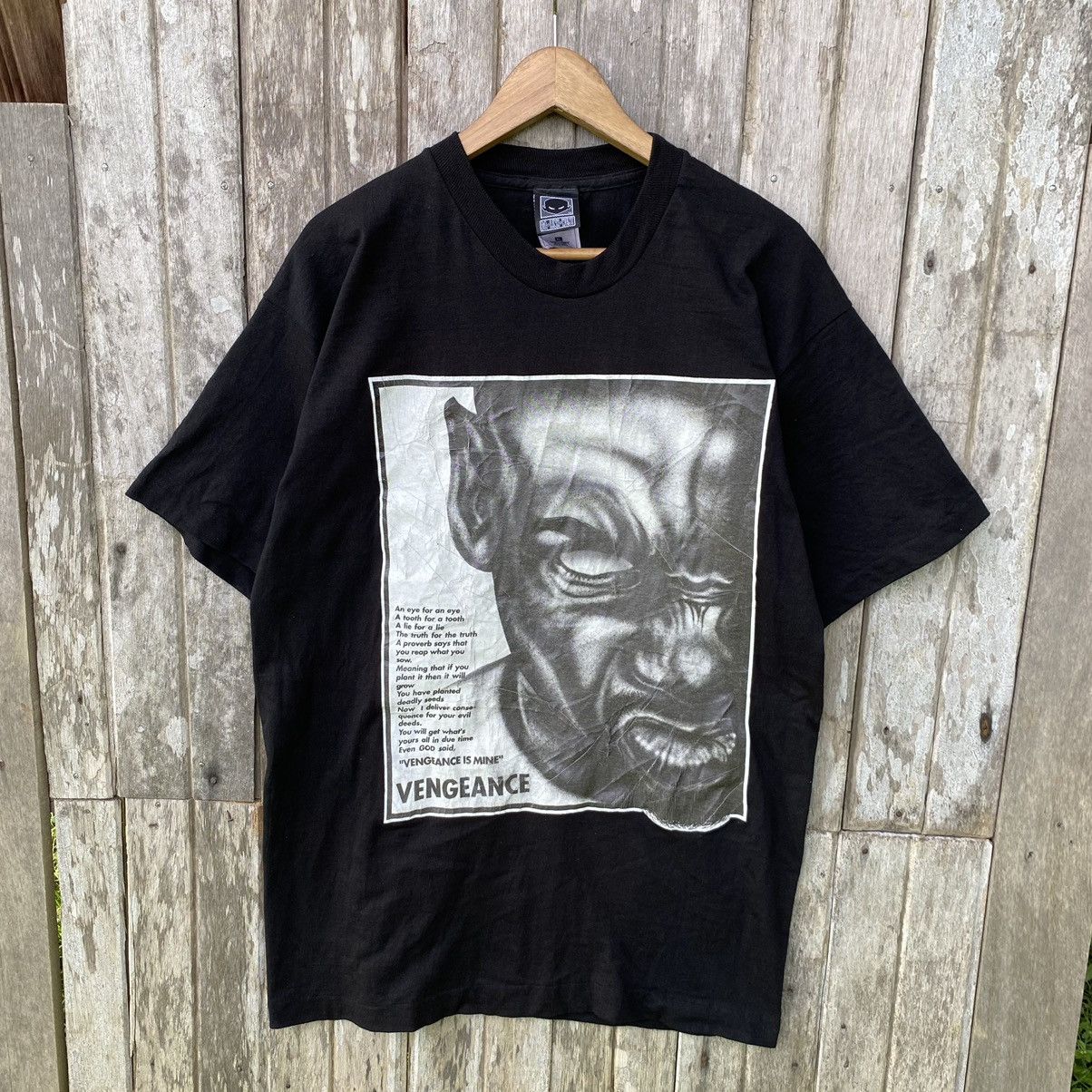 Vintage 💥SICK💥Vintage 90s Da Link Went ERD GRUNGE GRAIL OG TEE Size US XL / EU 56 / 4 - 1 Thumbnail