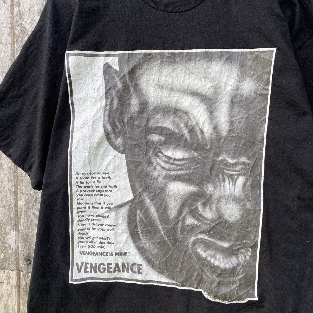 Vintage 💥SICK💥Vintage 90s Da Link Went ERD GRUNGE GRAIL OG TEE Size US XL / EU 56 / 4 - 6 Thumbnail