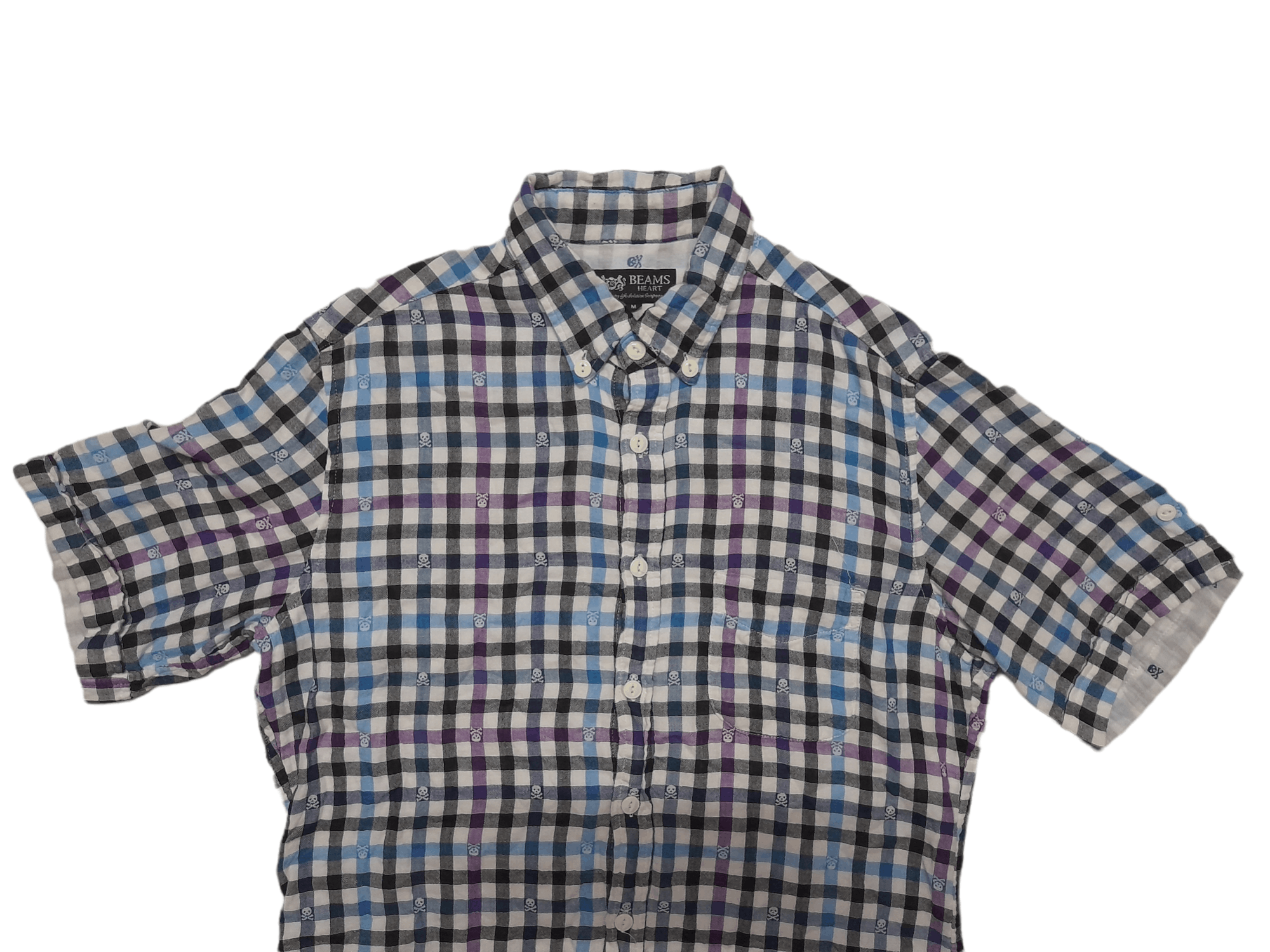 Beams Plus Beams Japan Skull 2 Layer Shirt (E170) Size US M / EU 48-50 / 2 - 2 Thumbnail
