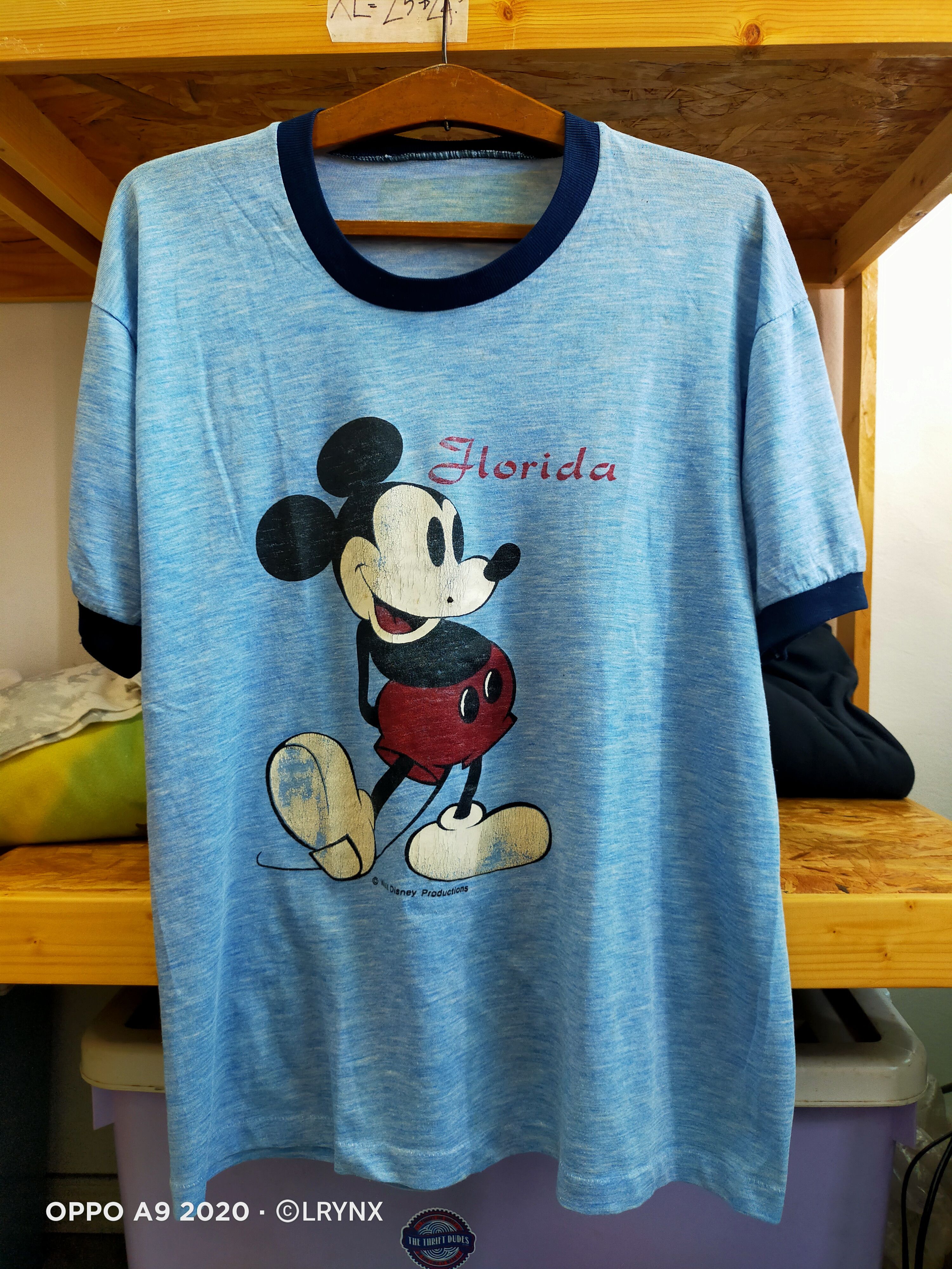 Mickey Mouse VINTAGE MICKEY MOUSE RINGER Size US L / EU 52-54 / 3 - 1 Thumbnail