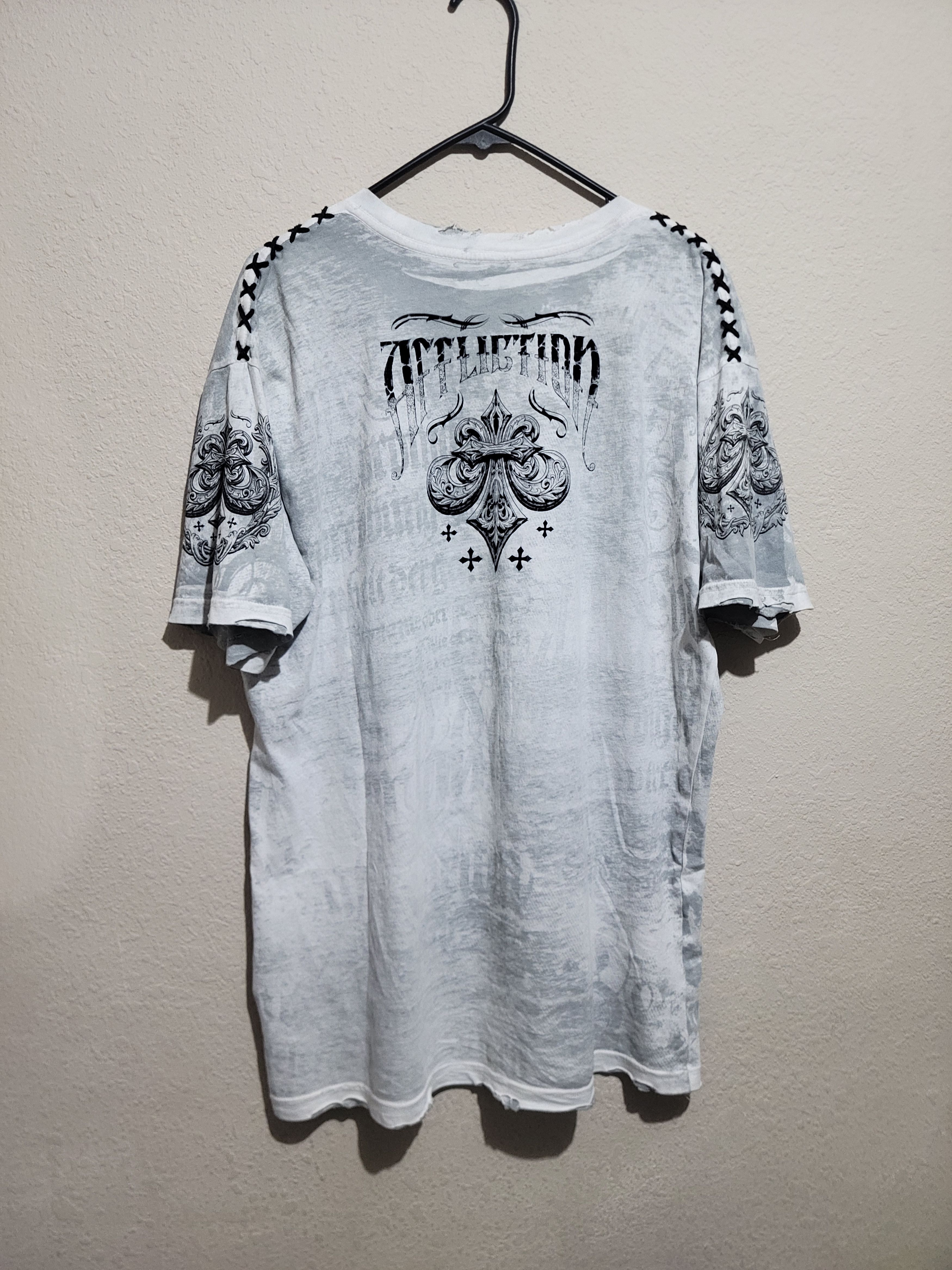 Affliction Vintage y2k Affliction T Shirt Size US XL / EU 56 / 4 - 2 Thumbnail