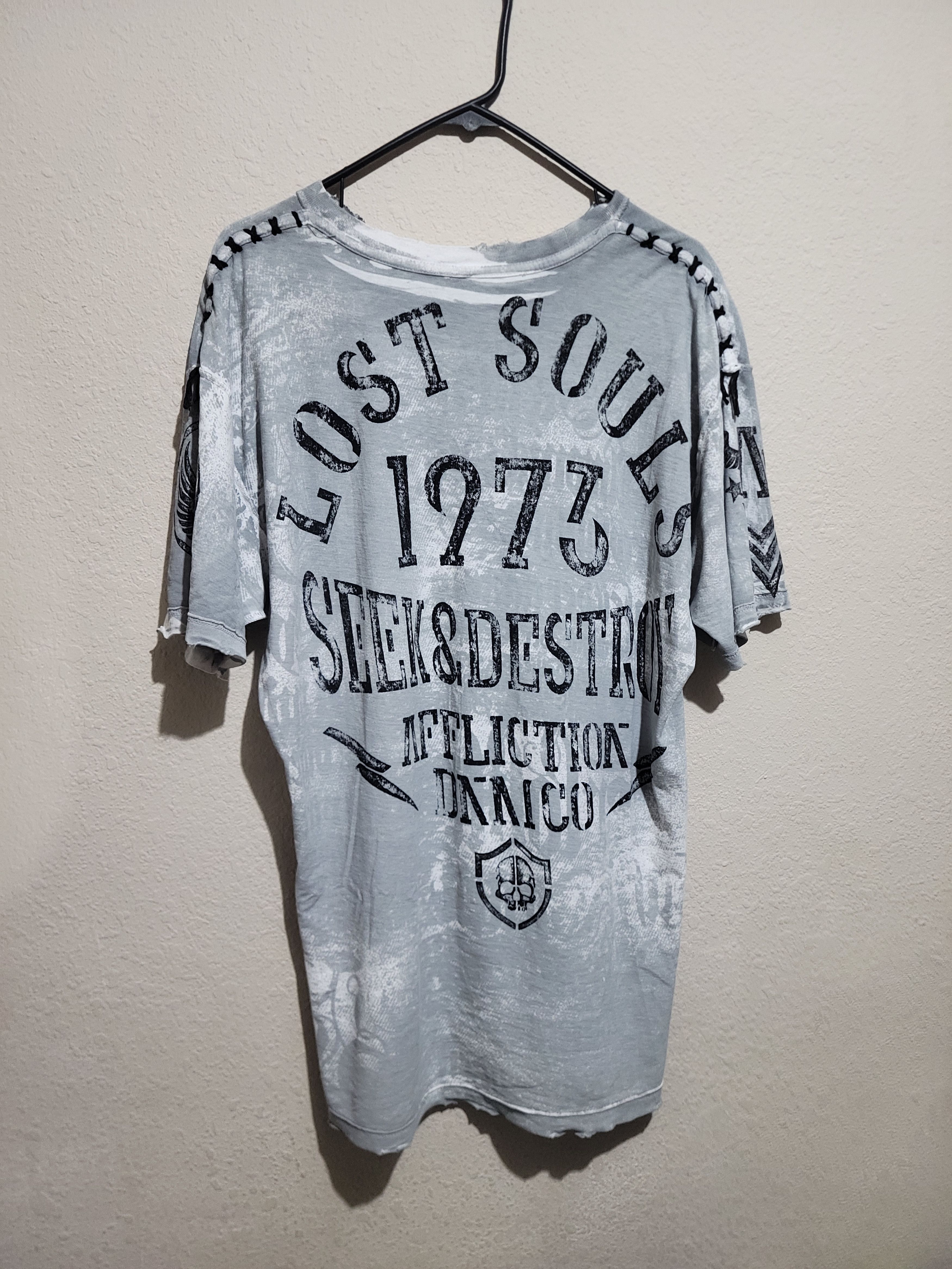Affliction Vintage y2k Affliction T Shirt Size US XL / EU 56 / 4 - 4 Thumbnail