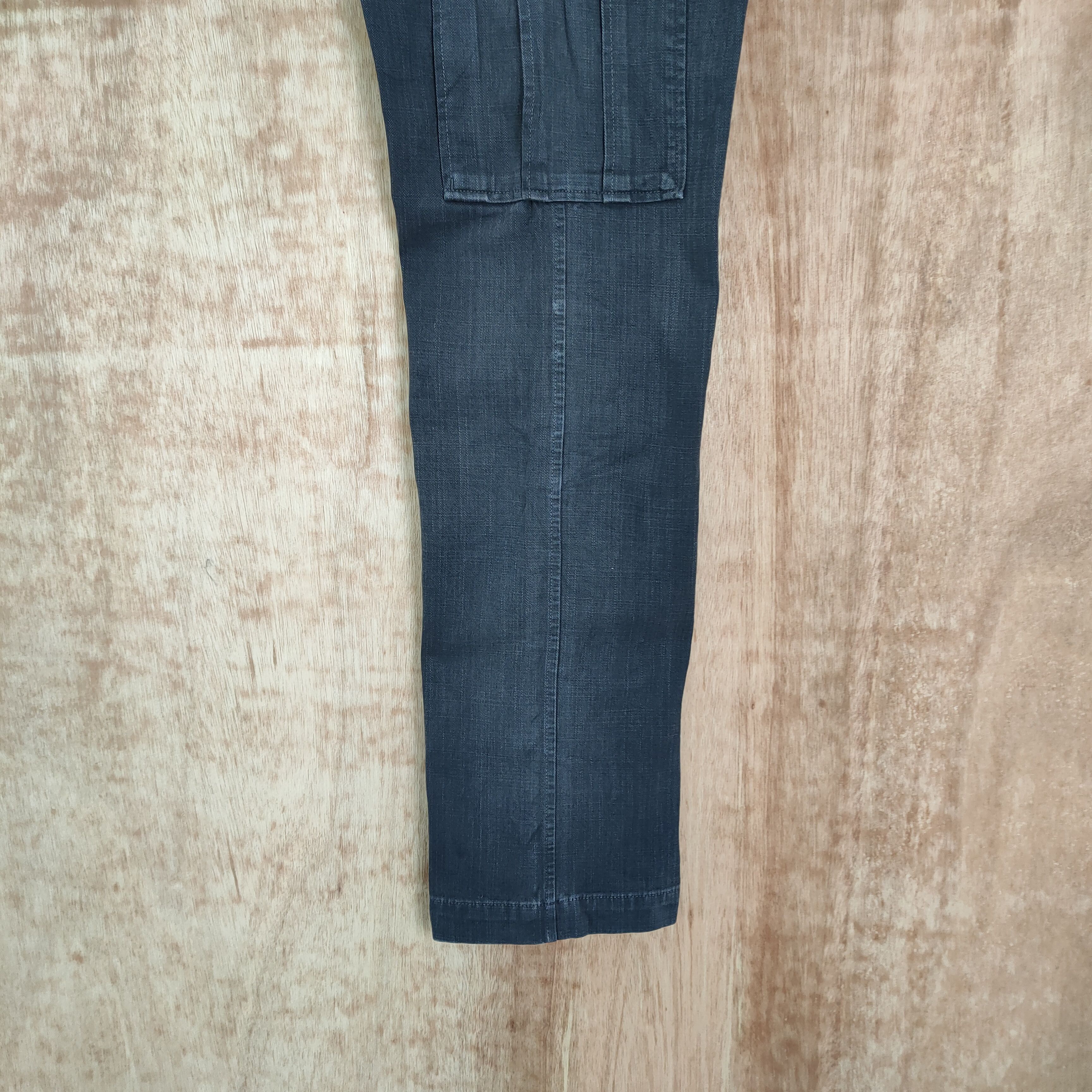 Vintage VINTAGE JAPANESE BLACK CARGO PANTS Size US 34 / EU 50 - 9 Thumbnail