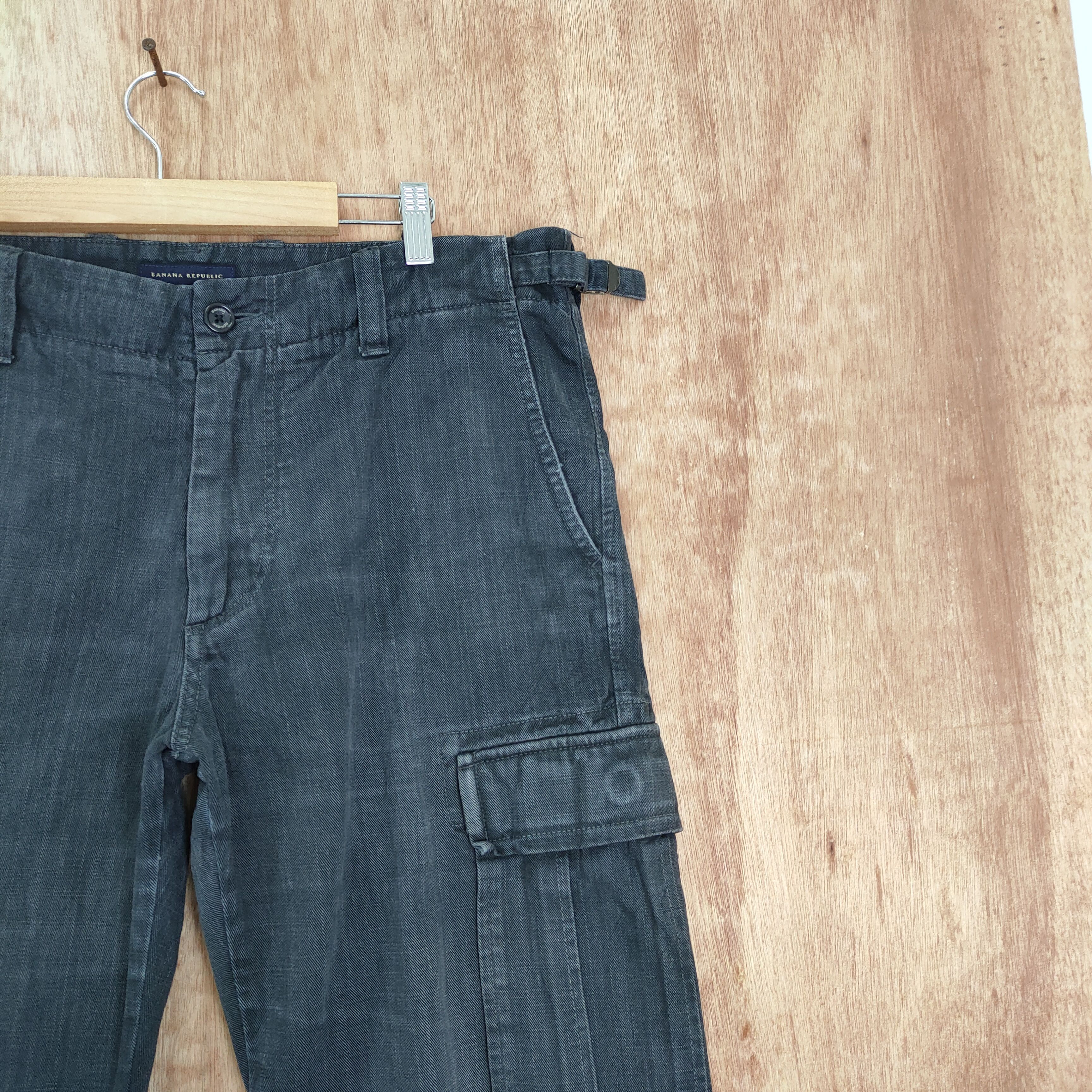 Vintage VINTAGE JAPANESE BLACK CARGO PANTS Size US 34 / EU 50 - 6 Thumbnail