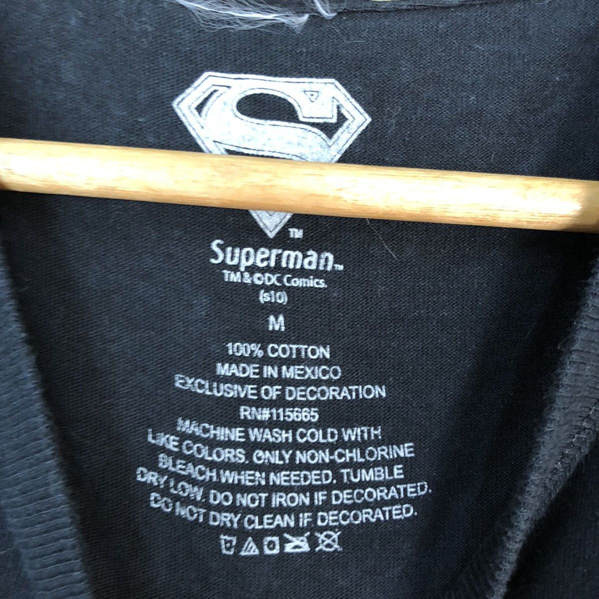 DC Comics DLL Superman vintage cartoon Black Short Sleeve Tshirt #2134 Size US M / EU 48-50 / 2 - 9 Thumbnail