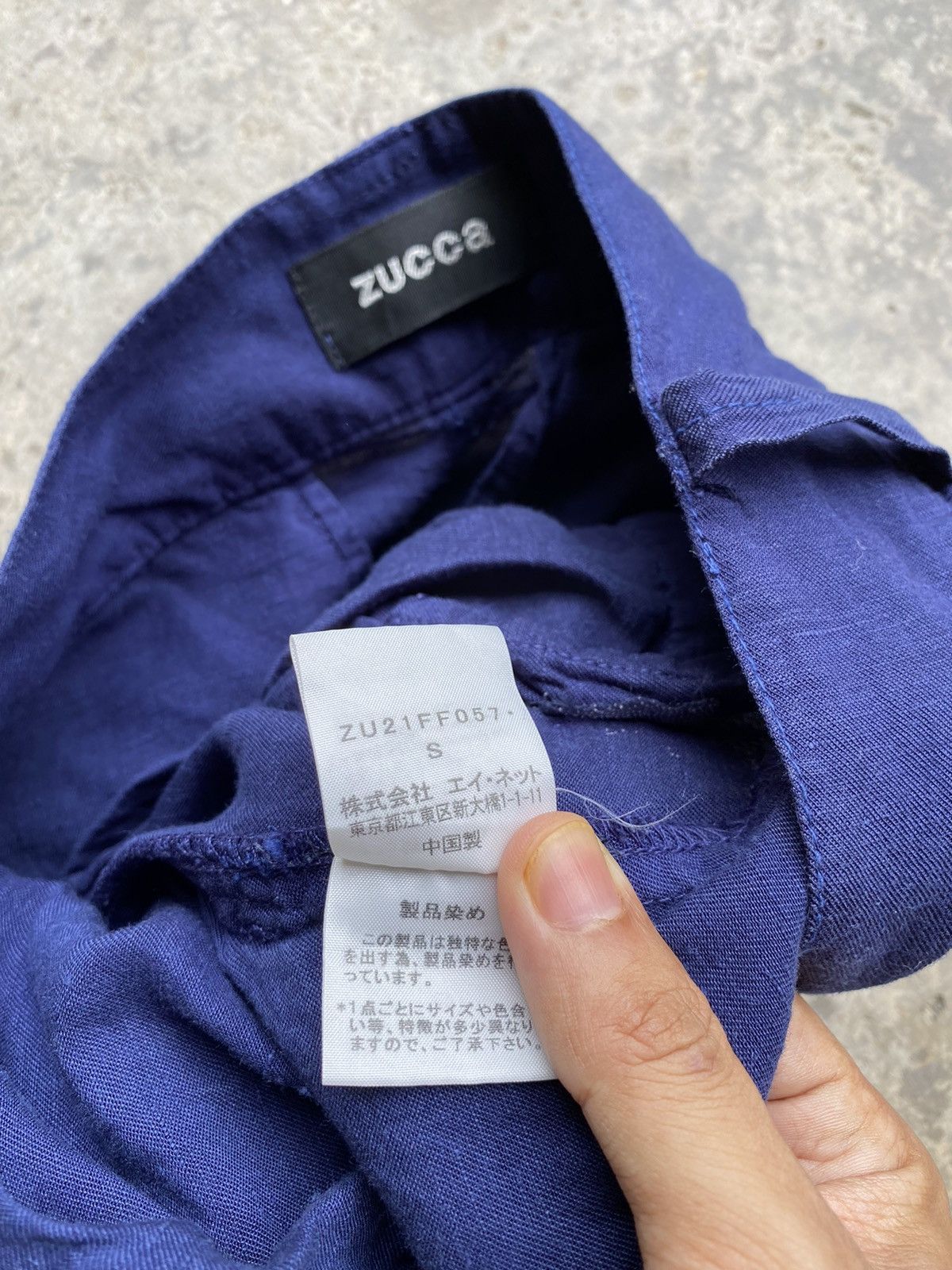 CABANE de ZUCCa 💥ZUCCA by Issey Miyake “Asymmetrical” Baggy Rare Design Pant Size US 30 / EU 46 - 14 Thumbnail