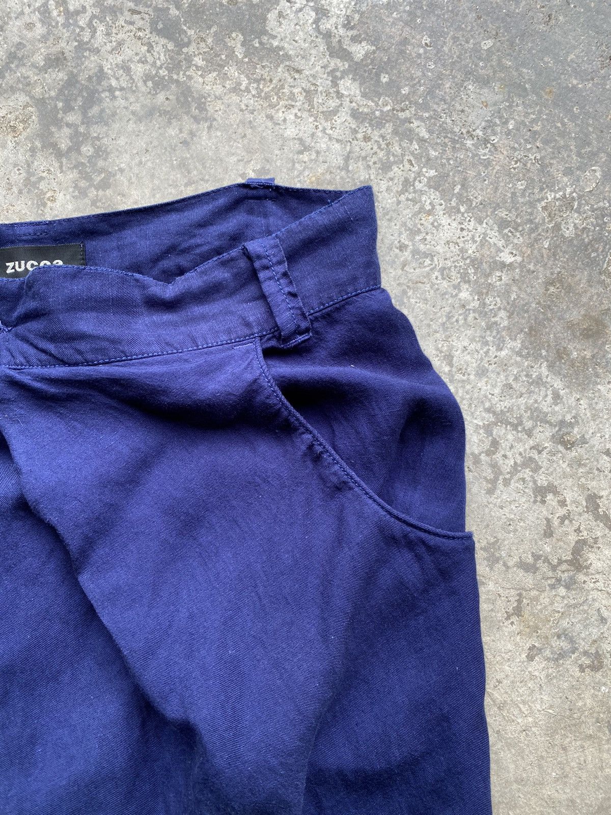 CABANE de ZUCCa 💥ZUCCA by Issey Miyake “Asymmetrical” Baggy Rare Design Pant Size US 30 / EU 46 - 9 Thumbnail