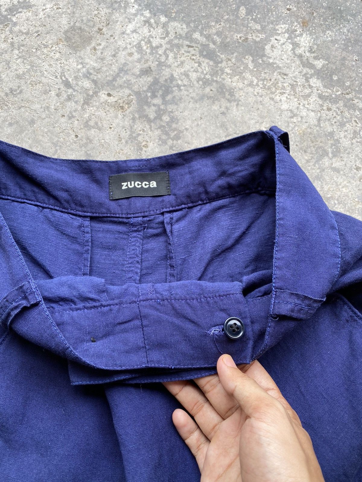 CABANE de ZUCCa 💥ZUCCA by Issey Miyake “Asymmetrical” Baggy Rare Design Pant Size US 30 / EU 46 - 5 Thumbnail
