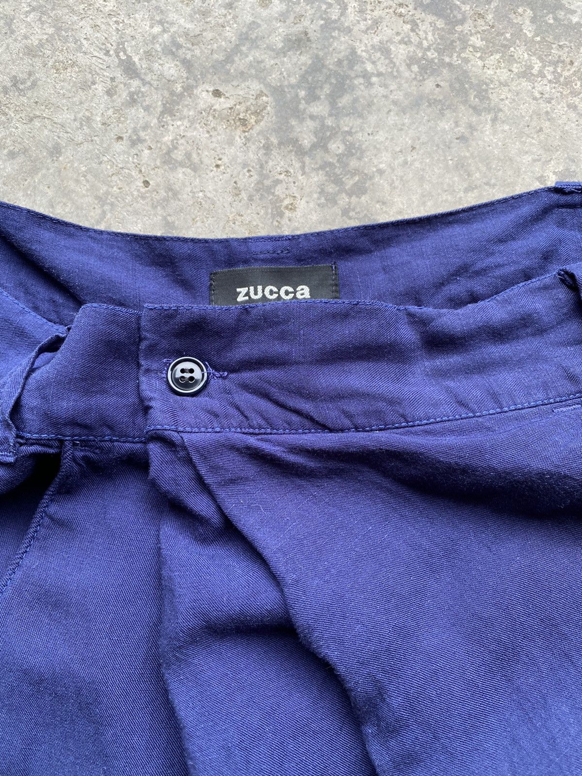CABANE de ZUCCa 💥ZUCCA by Issey Miyake “Asymmetrical” Baggy Rare Design Pant Size US 30 / EU 46 - 6 Thumbnail