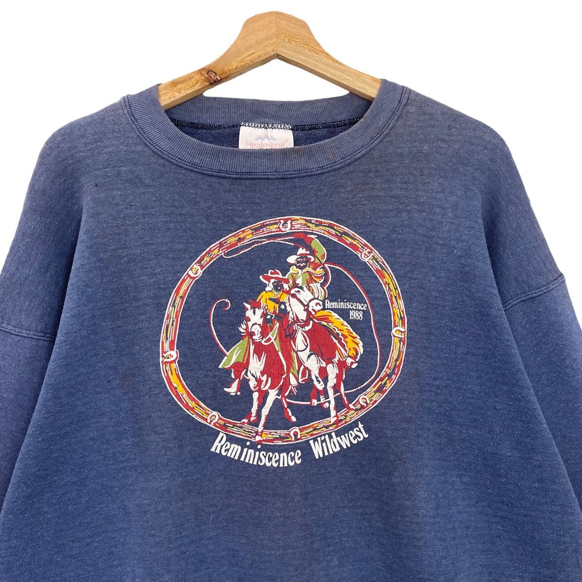 Vintage Vintage 90s Reminiscense Wildwest Crewneck Sweatshirt Size M Size US M / EU 48-50 / 2 - 4 Thumbnail
