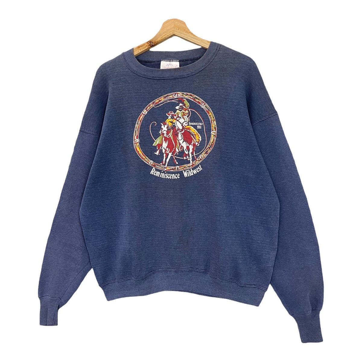 Vintage Vintage 90s Reminiscense Wildwest Crewneck Sweatshirt Size M Size US M / EU 48-50 / 2 - 3 Thumbnail