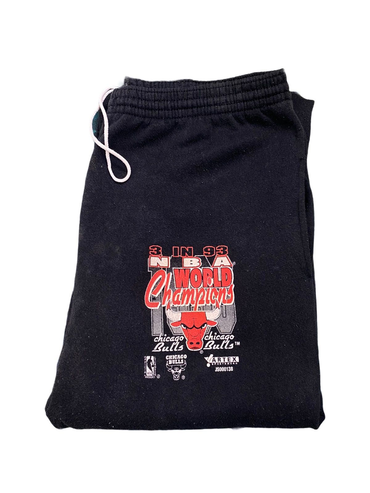 NBA 🔥RARE🔥VINTAGE 1993 NBA WORLD CHAMPION CHICAGO BULL PANT Size US 33 - 1 Thumbnail