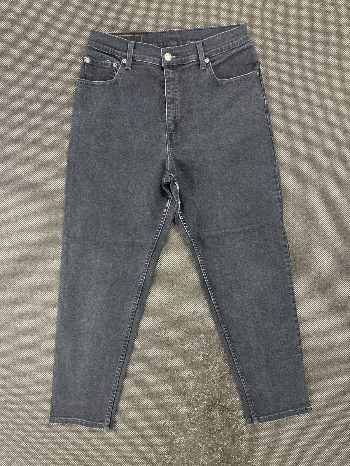 Levi's × Vintage 90s Vintage levis 550 Black Jeans - J619 Size 29" - 1 Thumbnail