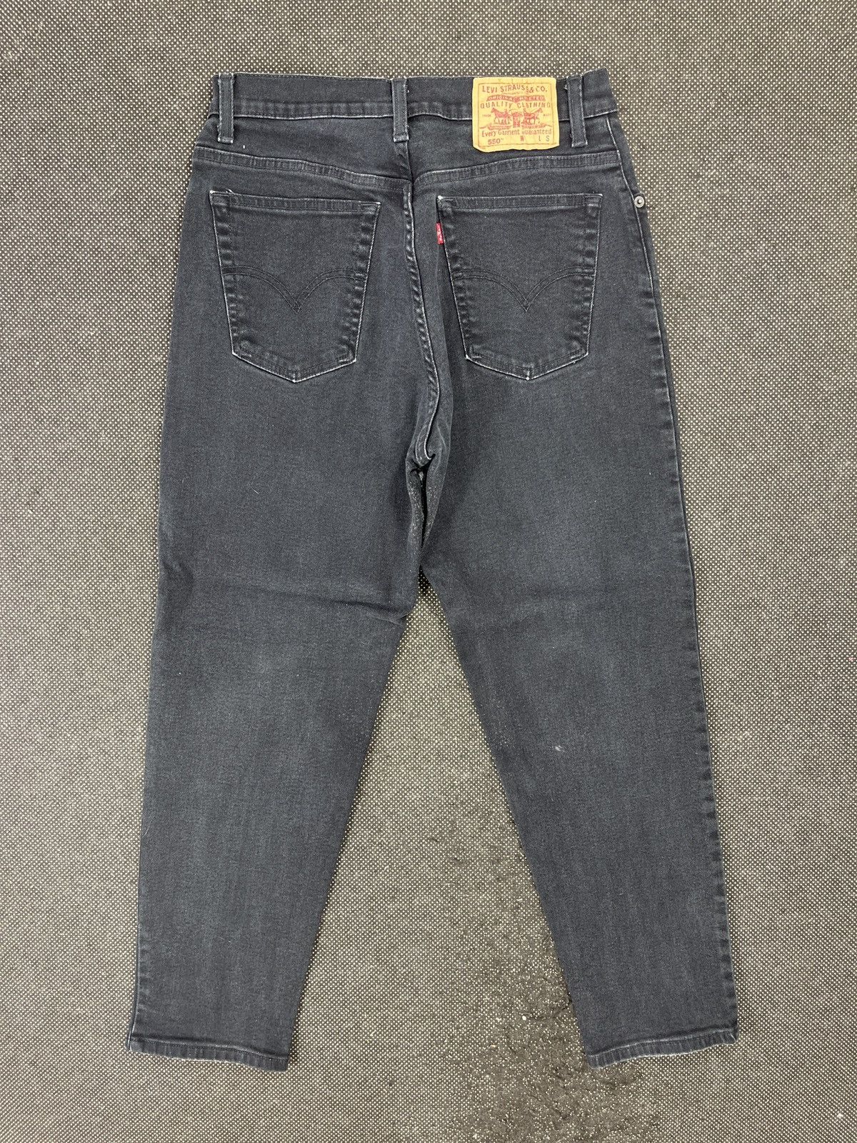 Levi's × Vintage 90s Vintage levis 550 Black Jeans - J619 Size 29" - 2 Thumbnail