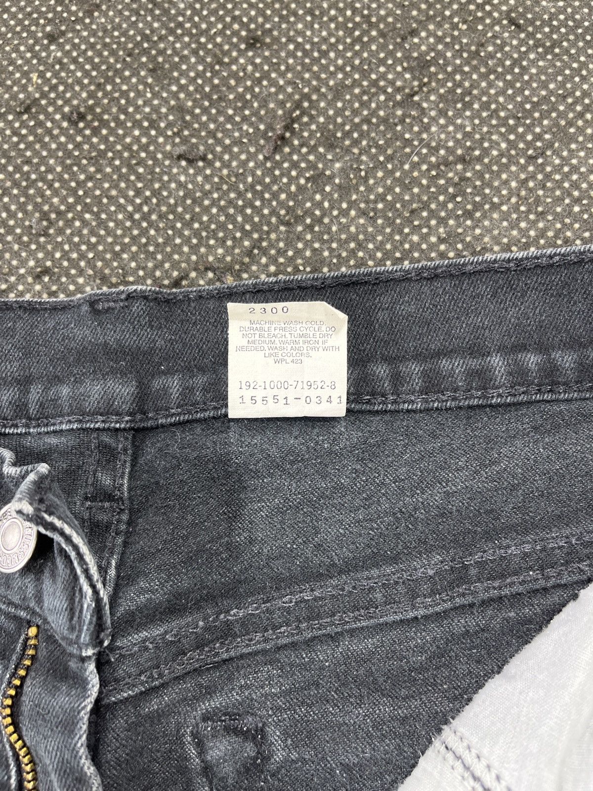 Levi's × Vintage 90s Vintage levis 550 Black Jeans - J619 Size 29" - 9 Thumbnail