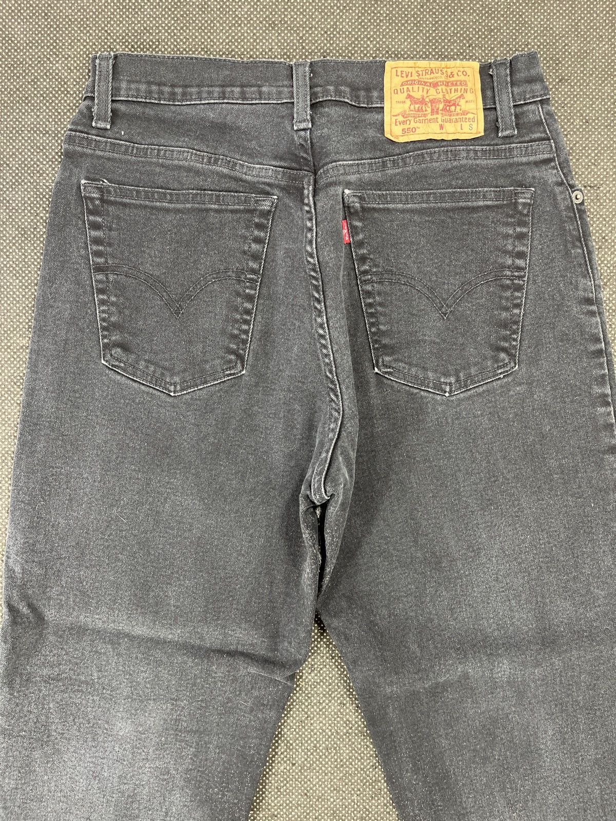 Levi's × Vintage 90s Vintage levis 550 Black Jeans - J619 Size 29" - 4 Thumbnail