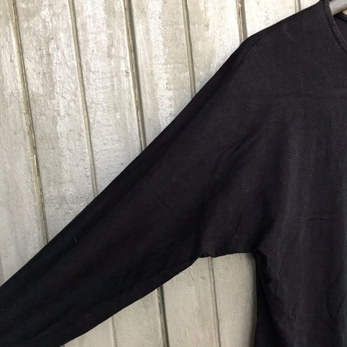 Japanese Brand × Y's × Yohji Yamamoto 🔥YOHJI YAMAMOTO signature black Plain long sleeve tees Size US S / EU 44-46 / 1 - 6 Thumbnail