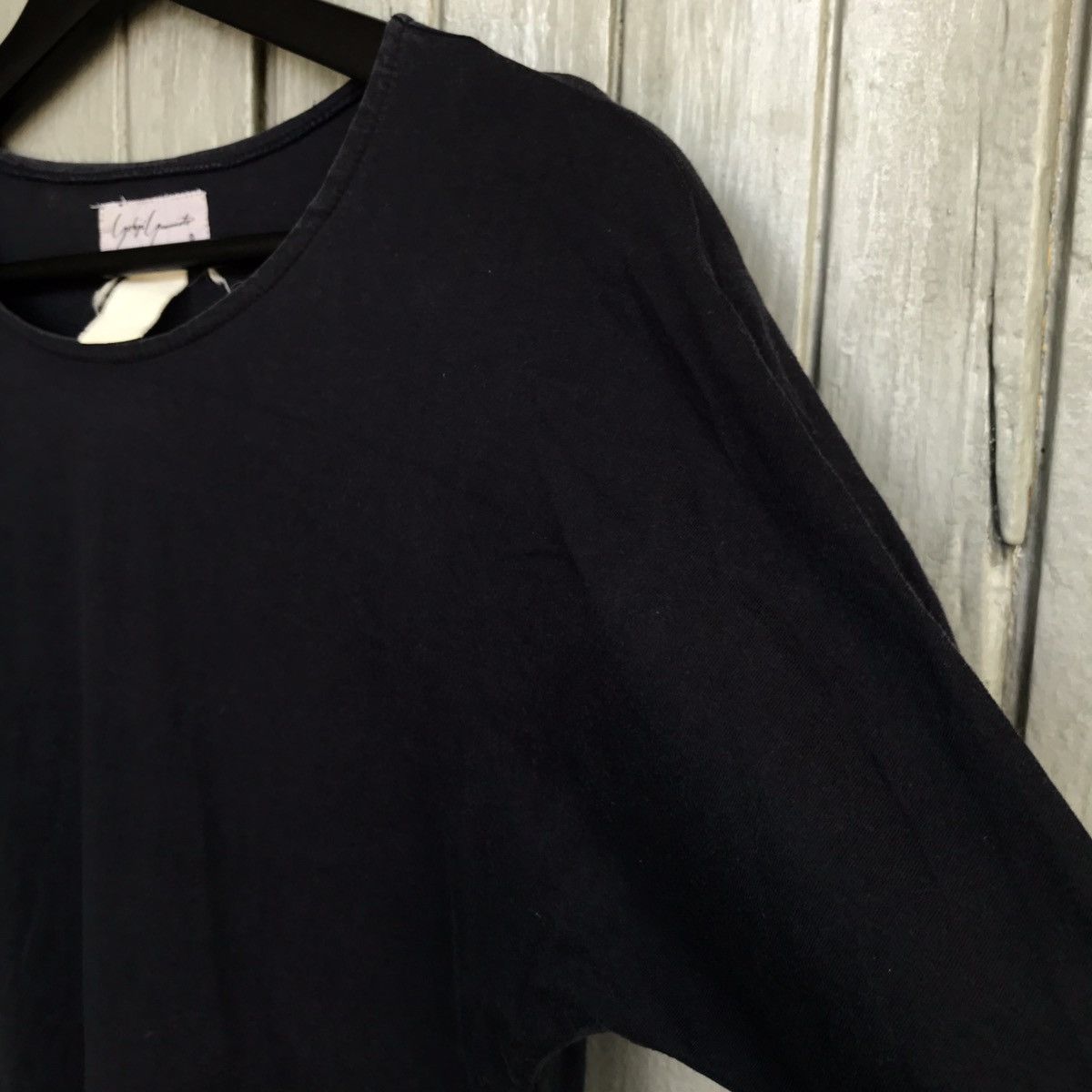 Japanese Brand × Y's × Yohji Yamamoto 🔥YOHJI YAMAMOTO signature black Plain long sleeve tees Size US S / EU 44-46 / 1 - 4 Thumbnail