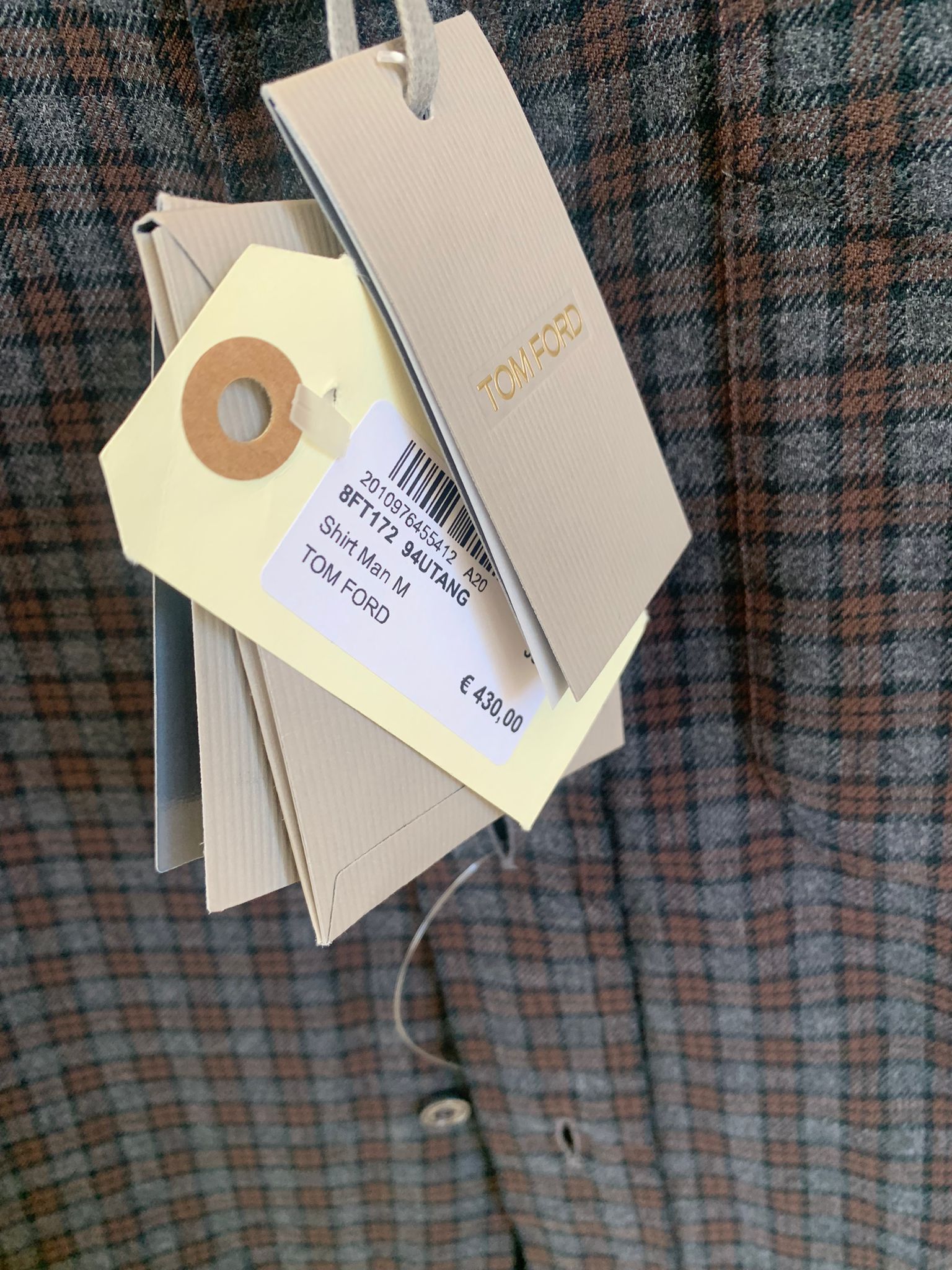 Tom Ford Button Up Shirt in Multicolor Size US M / EU 48-50 / 2 - 7 Thumbnail