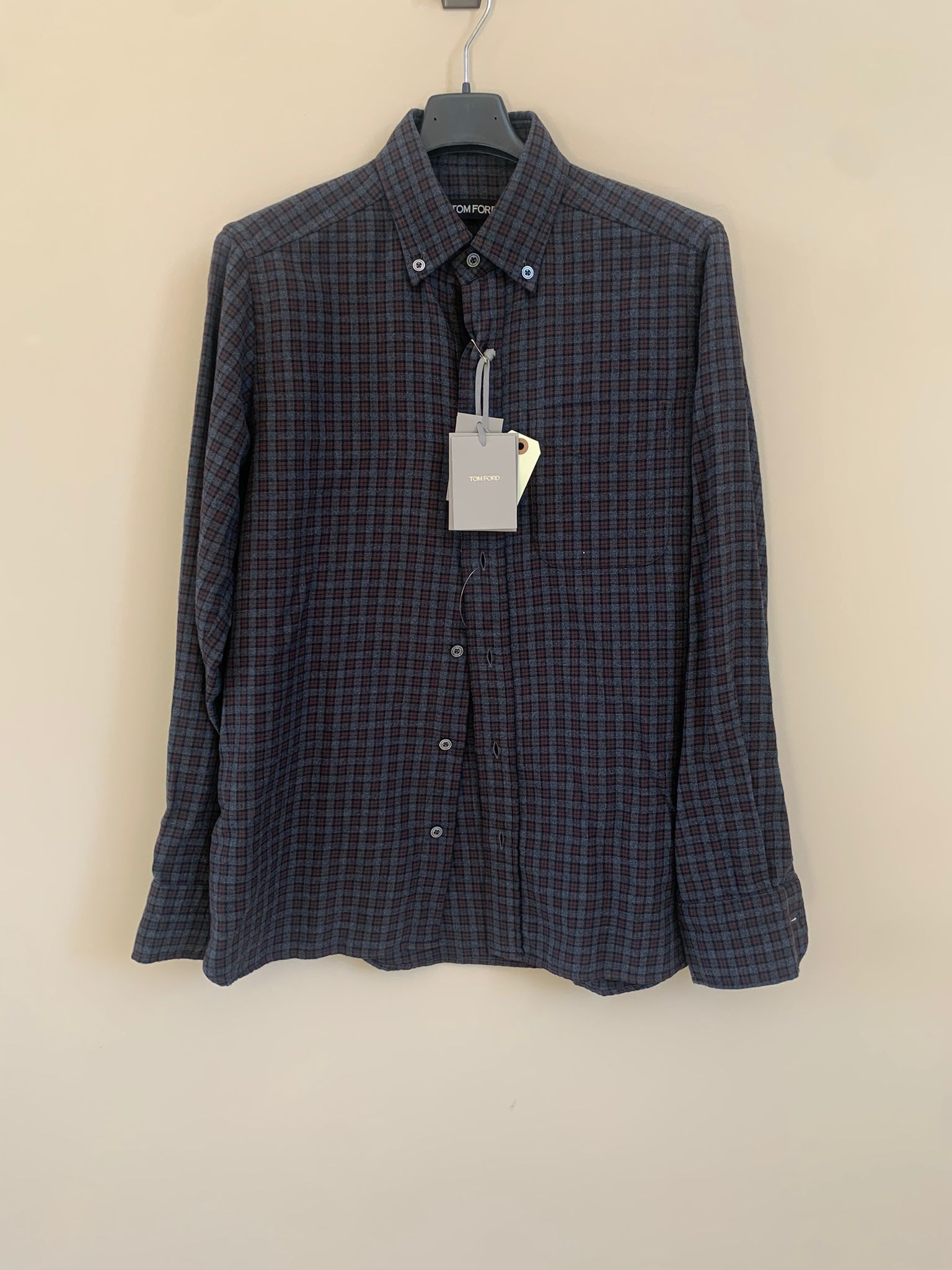 Tom Ford Button Up Shirt in Multicolor Size US M / EU 48-50 / 2 - 2 Thumbnail