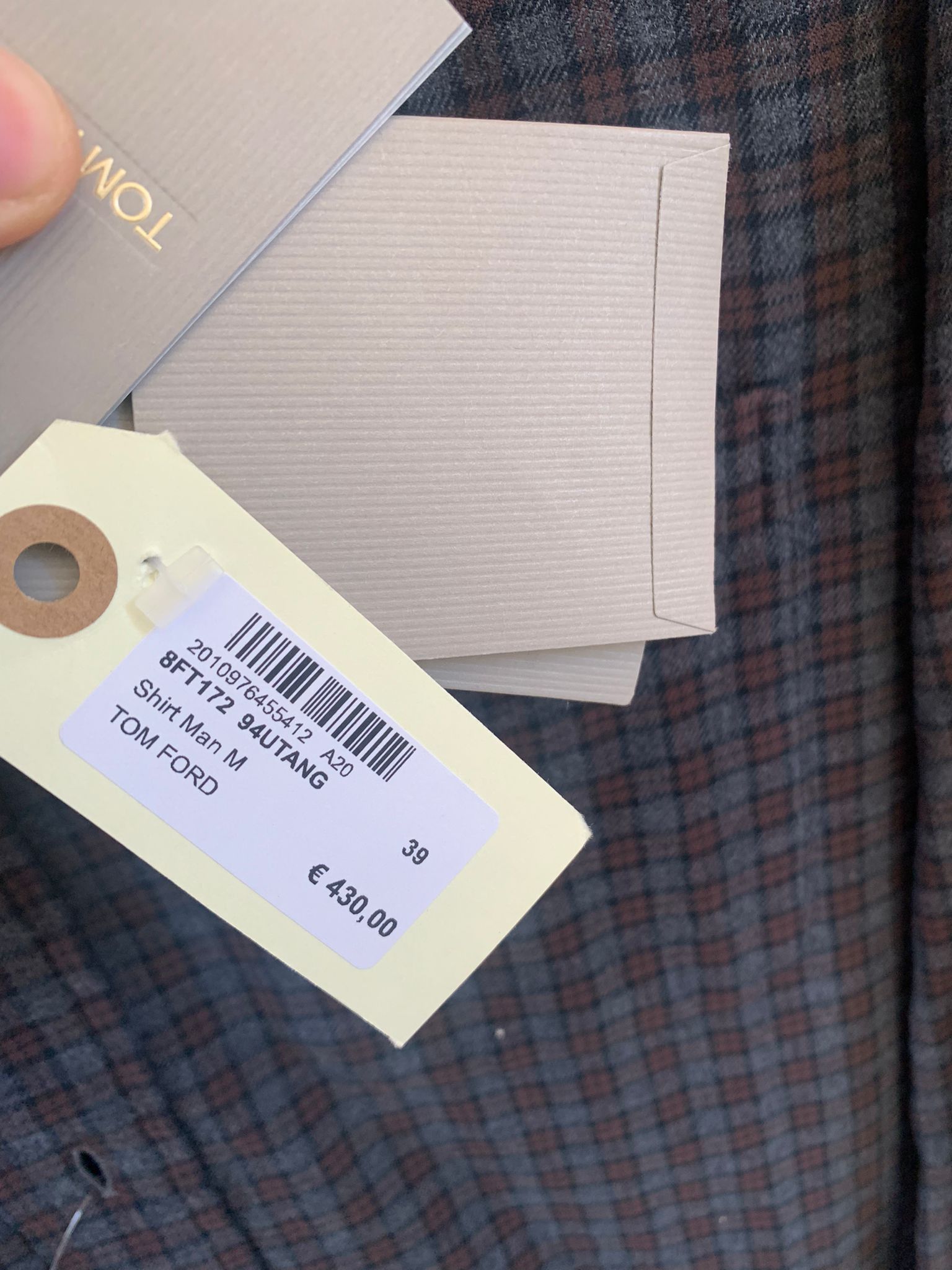 Tom Ford Button Up Shirt in Multicolor Size US M / EU 48-50 / 2 - 10 Thumbnail