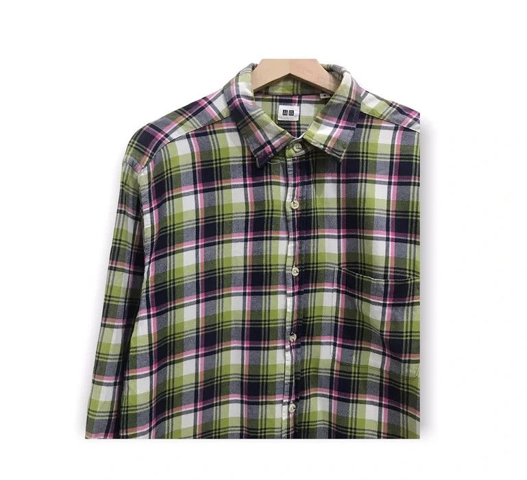 Flannel Japanese Brand Uniqlo Flannel Shirt Button Up Size US XL / EU 56 / 4 - 3 Thumbnail