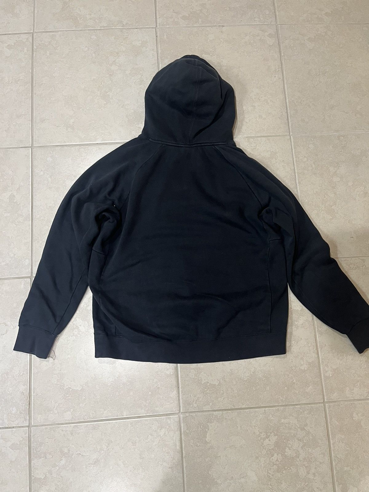 Nike × Vintage Vintage Nike SB Skateboard Black Mini Swoosh Hoodie Size US XL / EU 56 / 4 - 4 Thumbnail