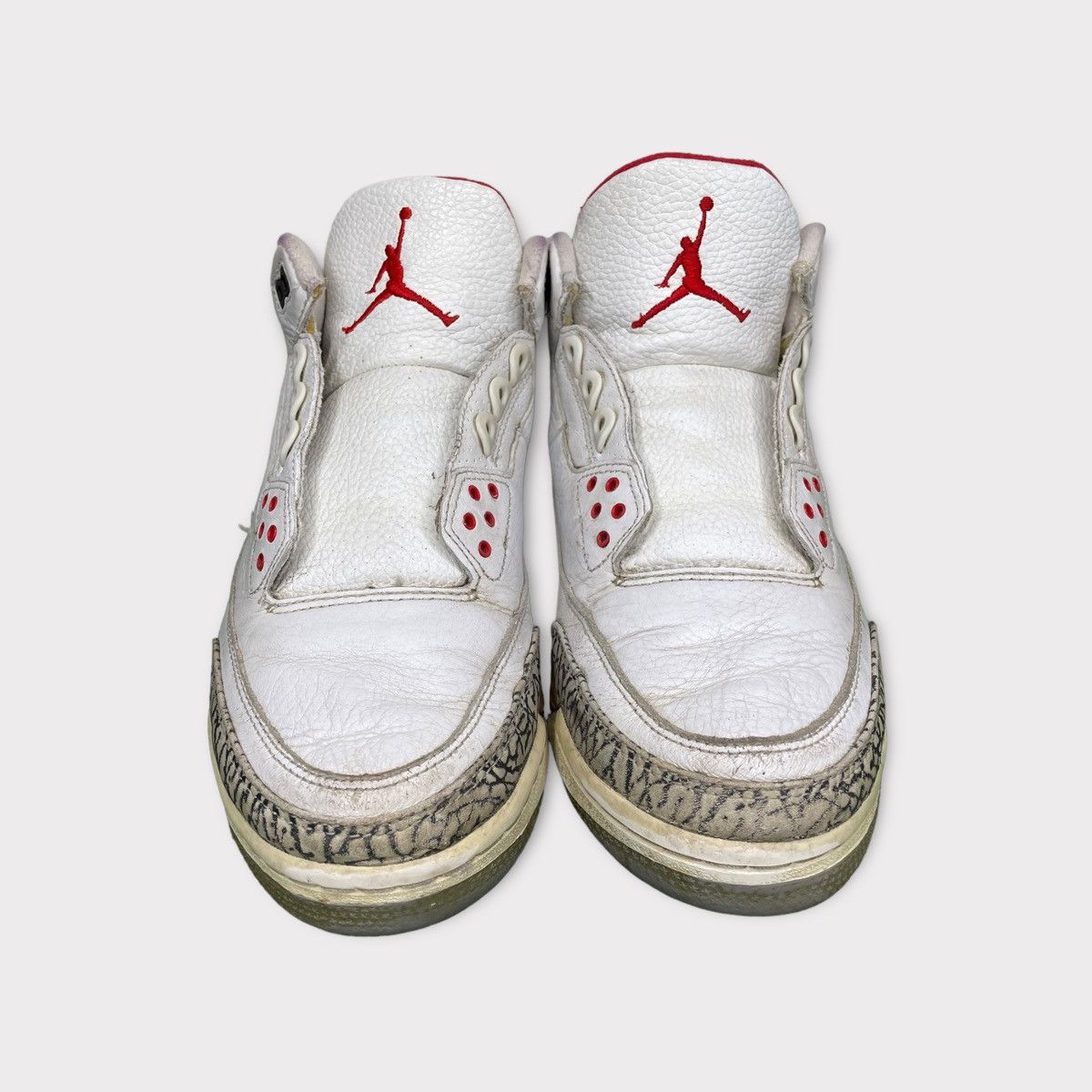 Jordan Brand Nike Air Jordan 3 White Cement 2003 Sz 11.5 Size US 11.5 / EU 44-45 - 2 Thumbnail