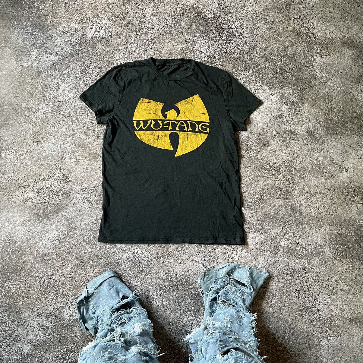 Vintage Vintage 90s Wu Tang Clan Graphic Tee Sun Faded Streetwear S Size US S / EU 44-46 / 1 - 1 Thumbnail