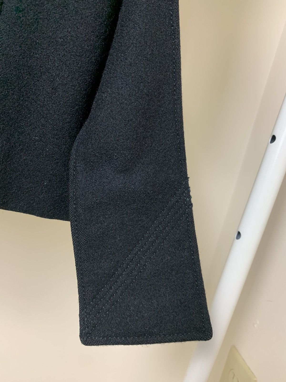 Dior × Hedi Slimane Dior Homme AW03 "Luster" Heavy Black Coat Size US M / EU 48-50 / 2 - 9 Thumbnail