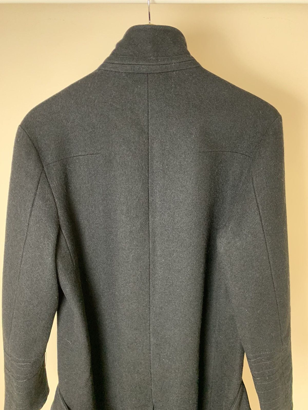 Dior × Hedi Slimane Dior Homme AW03 "Luster" Heavy Black Coat Size US M / EU 48-50 / 2 - 11 Thumbnail