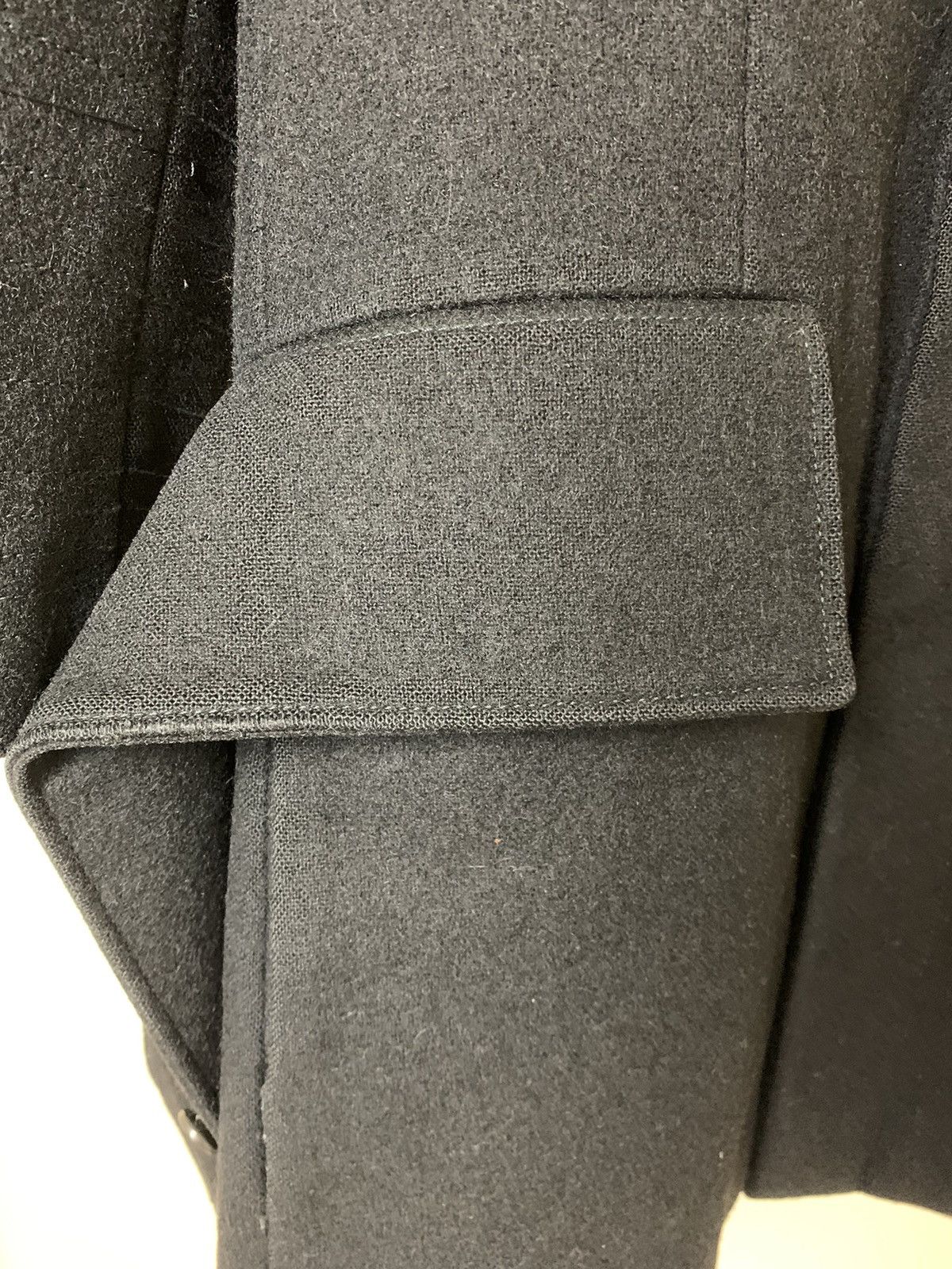 Dior × Hedi Slimane Dior Homme AW03 "Luster" Heavy Black Coat Size US M / EU 48-50 / 2 - 4 Thumbnail