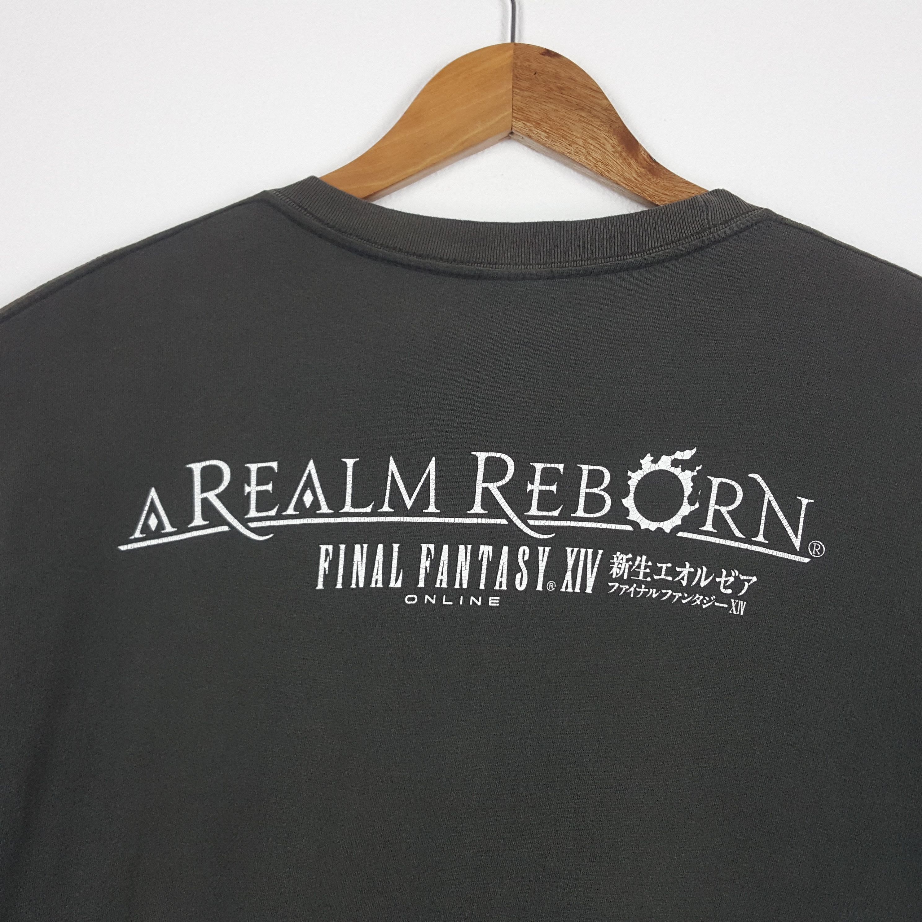 Playstation × Vintage Vintage FINAL FANTASY XIV PlayStation Video Game t-shirt Size US L / EU 52-54 / 3 - 4 Thumbnail