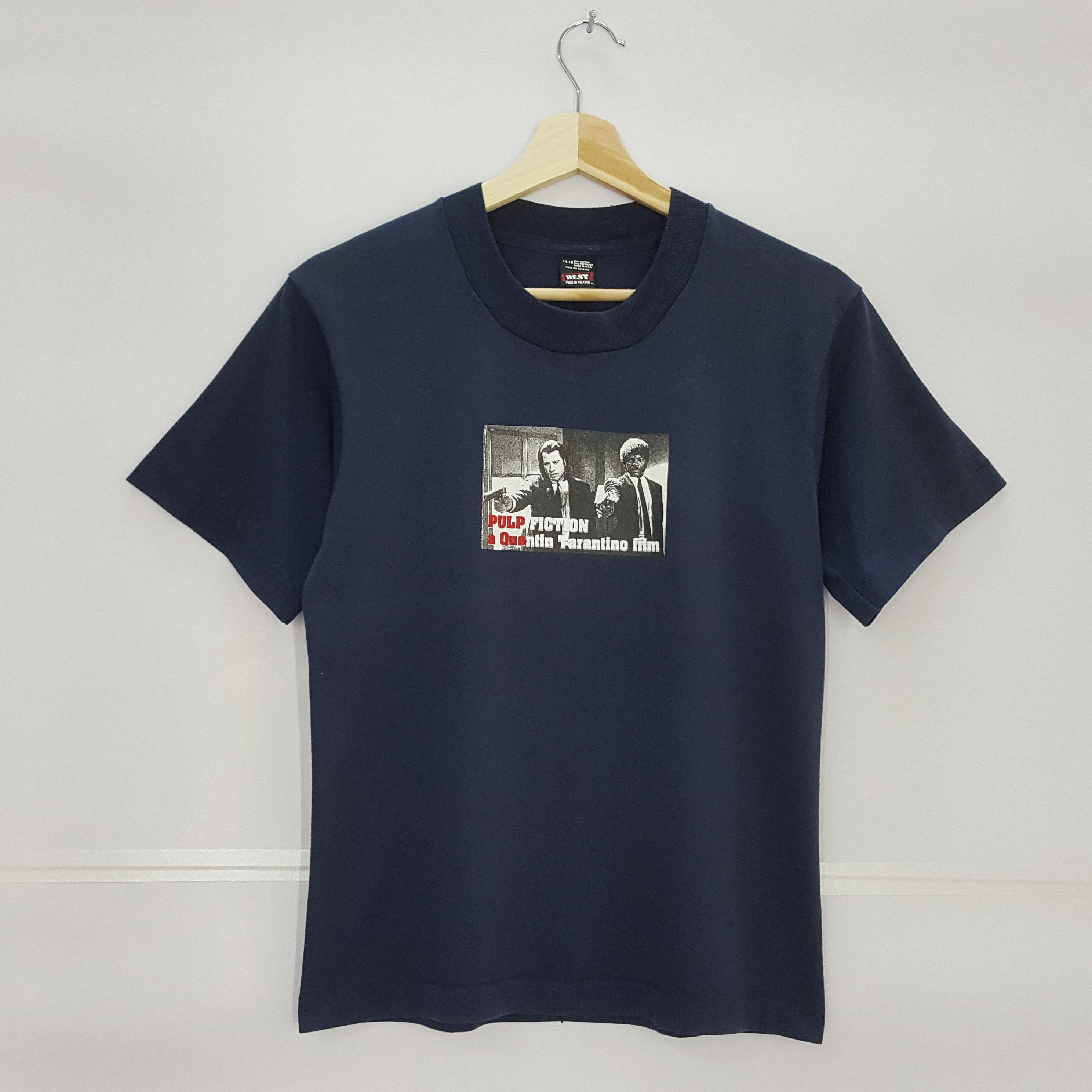 Vintage Vintage 90's Pulp Fiction Film by Quentin Tarantino t-shirt Size US S / EU 44-46 / 1 - 1 Thumbnail