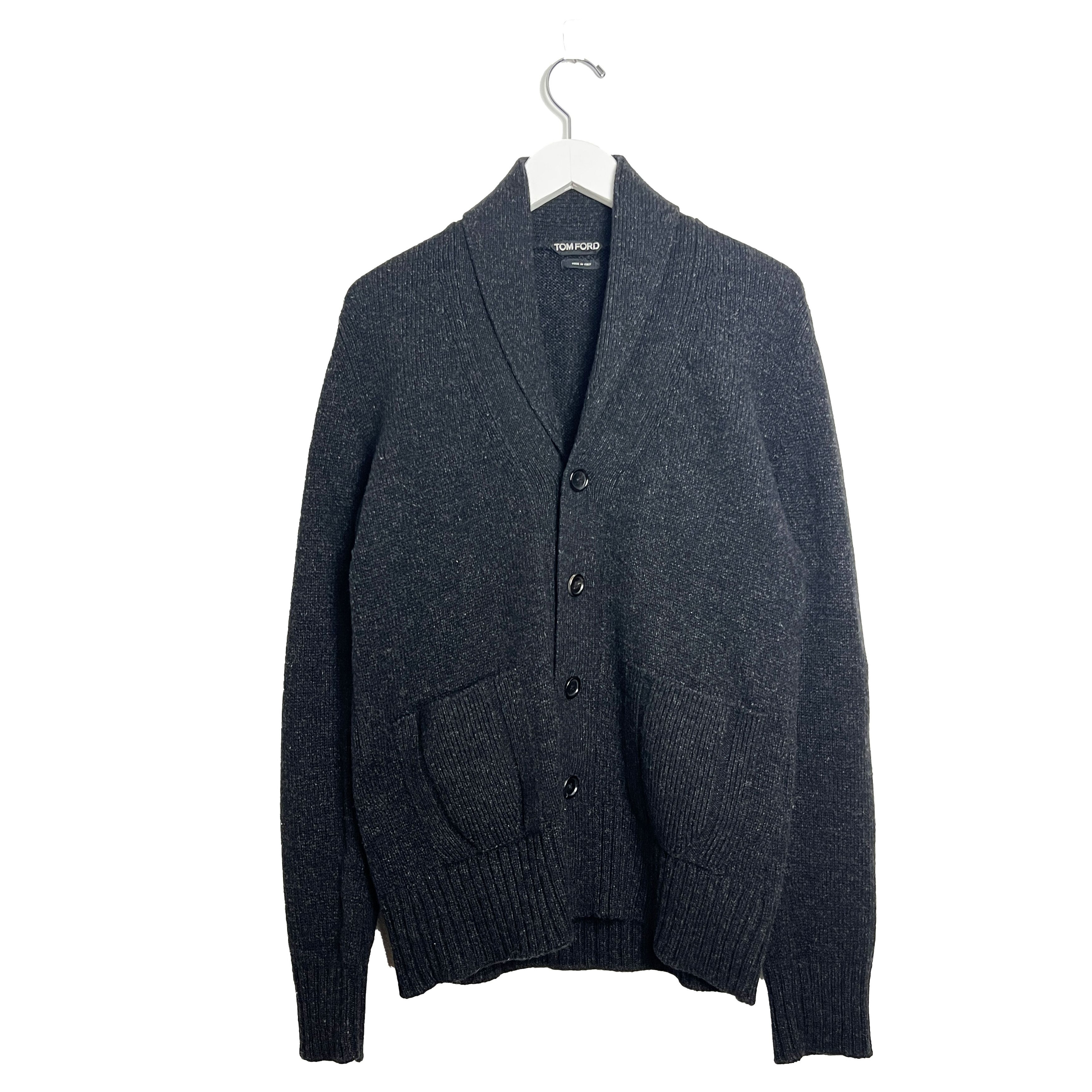 Tom Ford Shawl-Collar Wool-Blend Cardigan Size US M / EU 48-50 / 2 - 1 Thumbnail