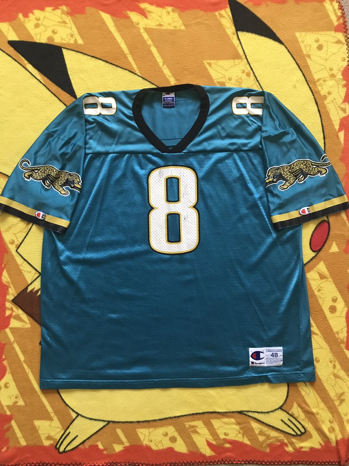 Mark Brunell NFL Jacksonville Jaguars Vintage Champion Jersey (Size 48)